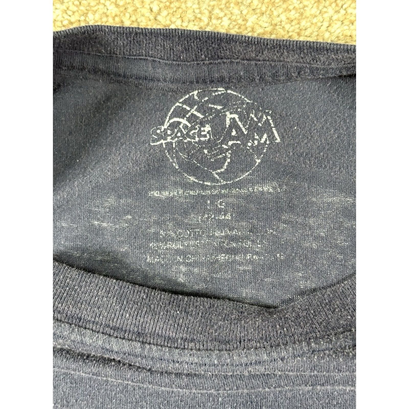 Vintage VINTAGE Space Jam T-Shirt Long Sleeve Graphic Crew Neck Navy Blue Large Men Size US L / EU 52-54 / 3 - 5 Thumbnail