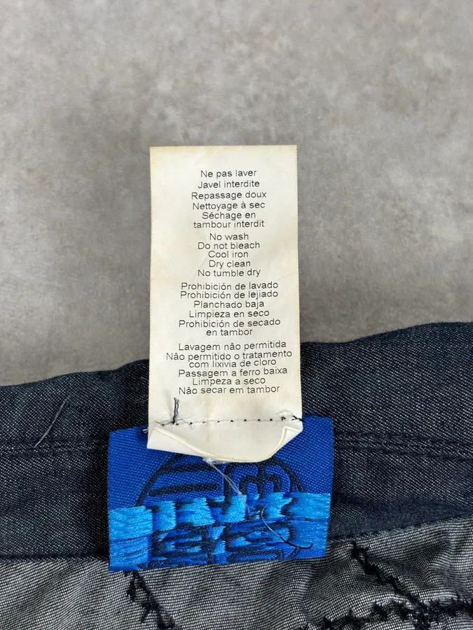 Kenzo Kenzo Navy Deconstructed Pleats Abstract Denim Jacket Size S / US 4 / IT 40 - 12 Thumbnail