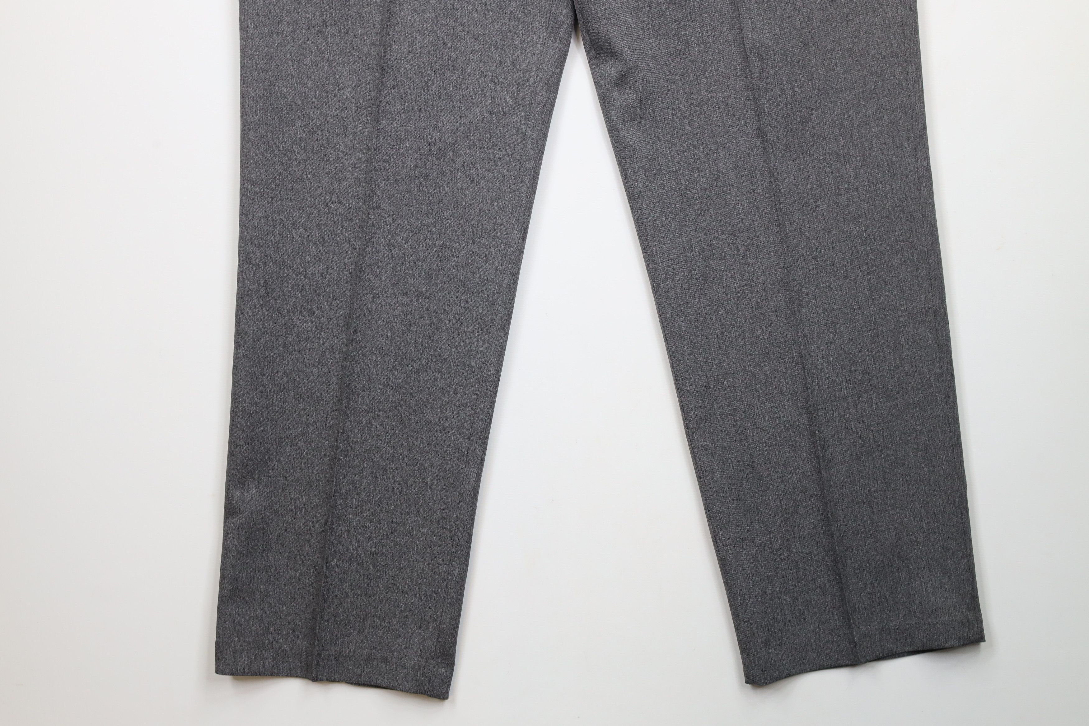 Levi's × Vintage Vintage 90s Levis Knit Wide Leg Chino Pants Heather Gray Size US 38 / EU 54 - 4 Thumbnail