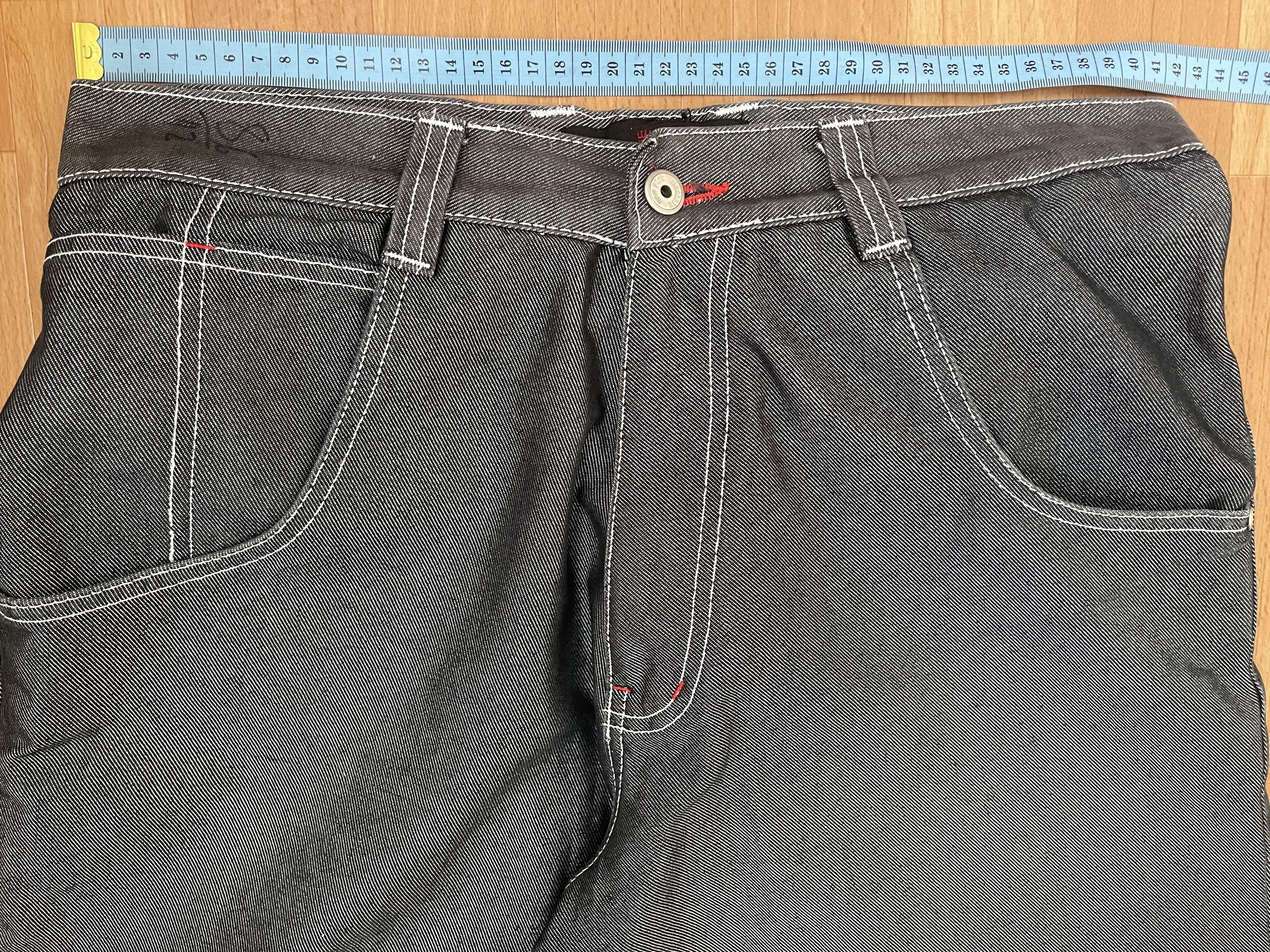 Other Sancezz jeans, shiny, vintage baggy, silver, metallic Y2K 32 Size US 32 / EU 48 - 19 Thumbnail