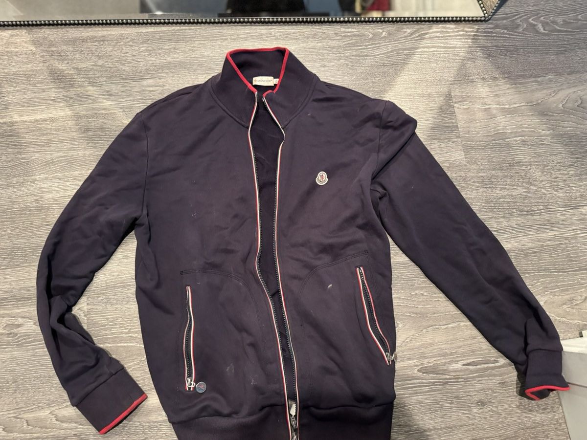 Moncler Vintage Moncler track jacket Size US XL / EU 56 / 4 - 1 Thumbnail