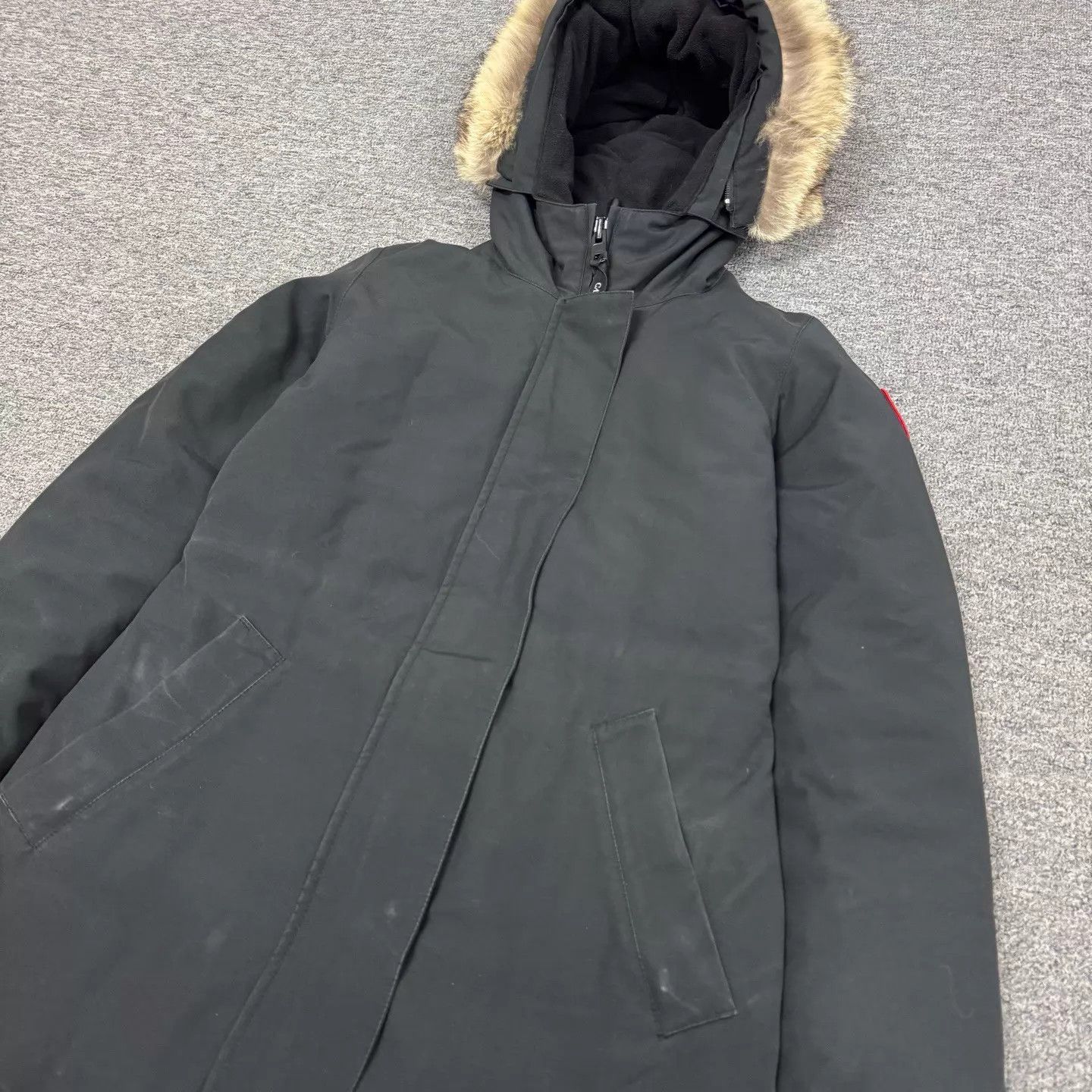 Canada Goose Canada Goose long hooded logo patch fur trim xs 99 new Size XS / US 0-2 / IT 36-38 - 4 Thumbnail