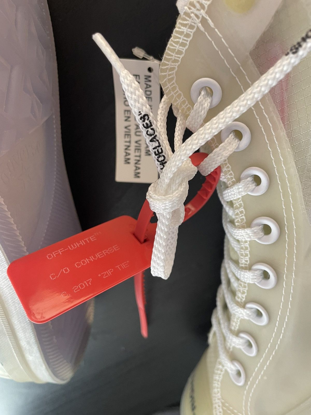 Converse × Off-White The ten Converse hi top all star Size US 8.5 / EU 41-42 - 17 Thumbnail
