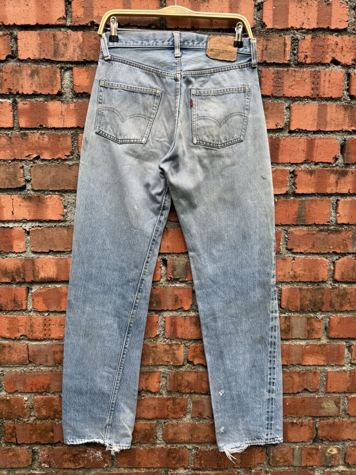 Levi's Vintage Clothing W30x34 Vintage levi’s 501 redline distressed made in USA Size US 30 / EU 46 - 2 Thumbnail