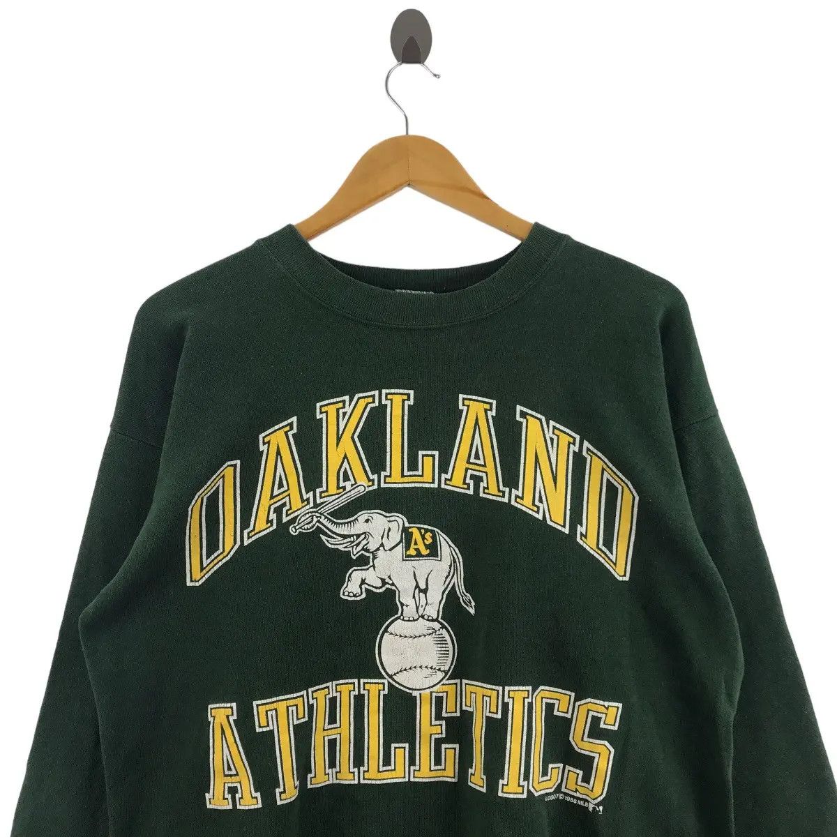 MLB Vintage 1988 MLB OAKLAND ATHLETICS Logo 7 Sweatshirt Size US L / EU 52-54 / 3 - 2 Thumbnail