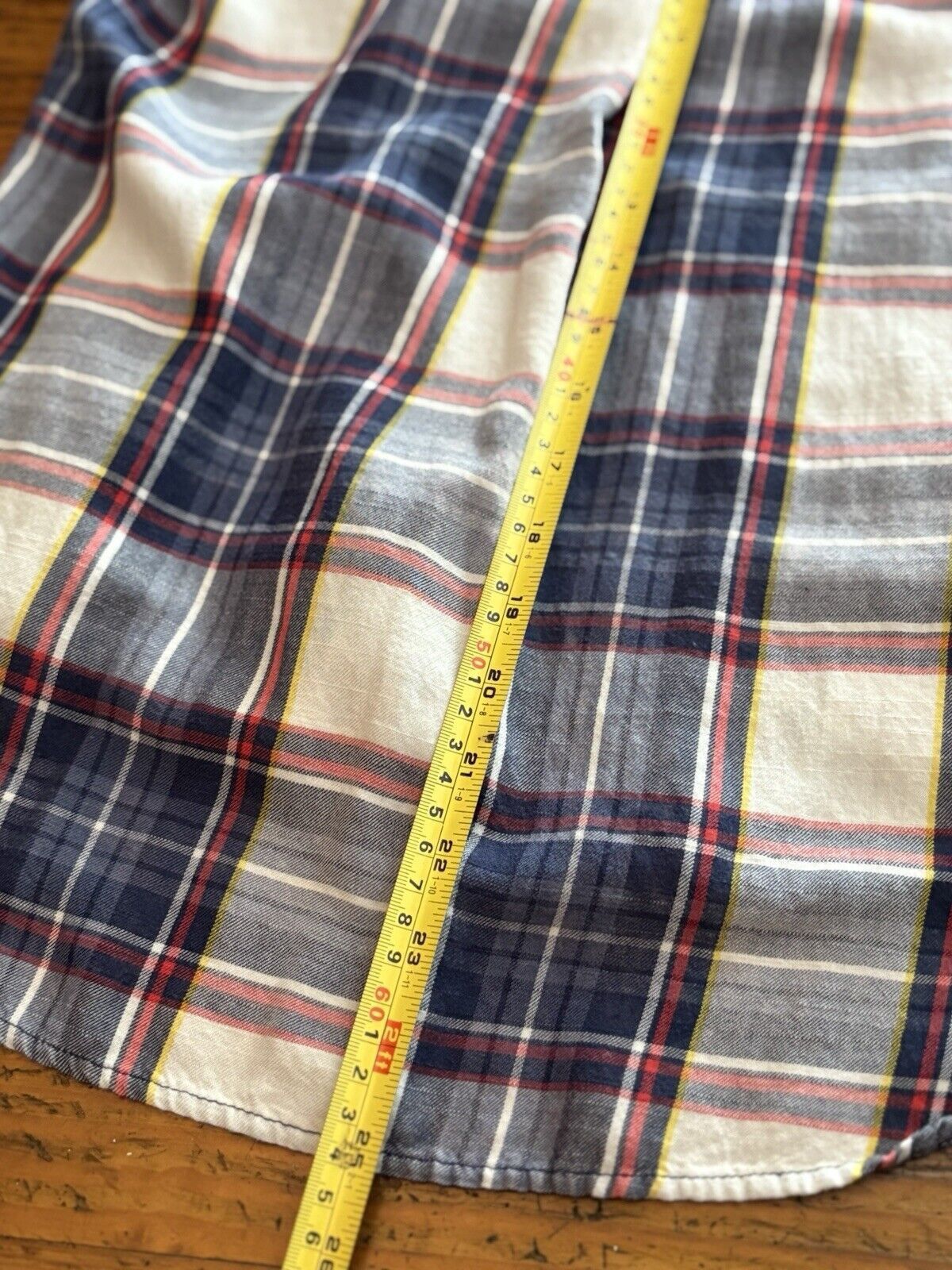 American Eagle Outfitters American Eagle Boyfriend Small Plaid Button Up Size S / US 4 / IT 40 - 5 Thumbnail