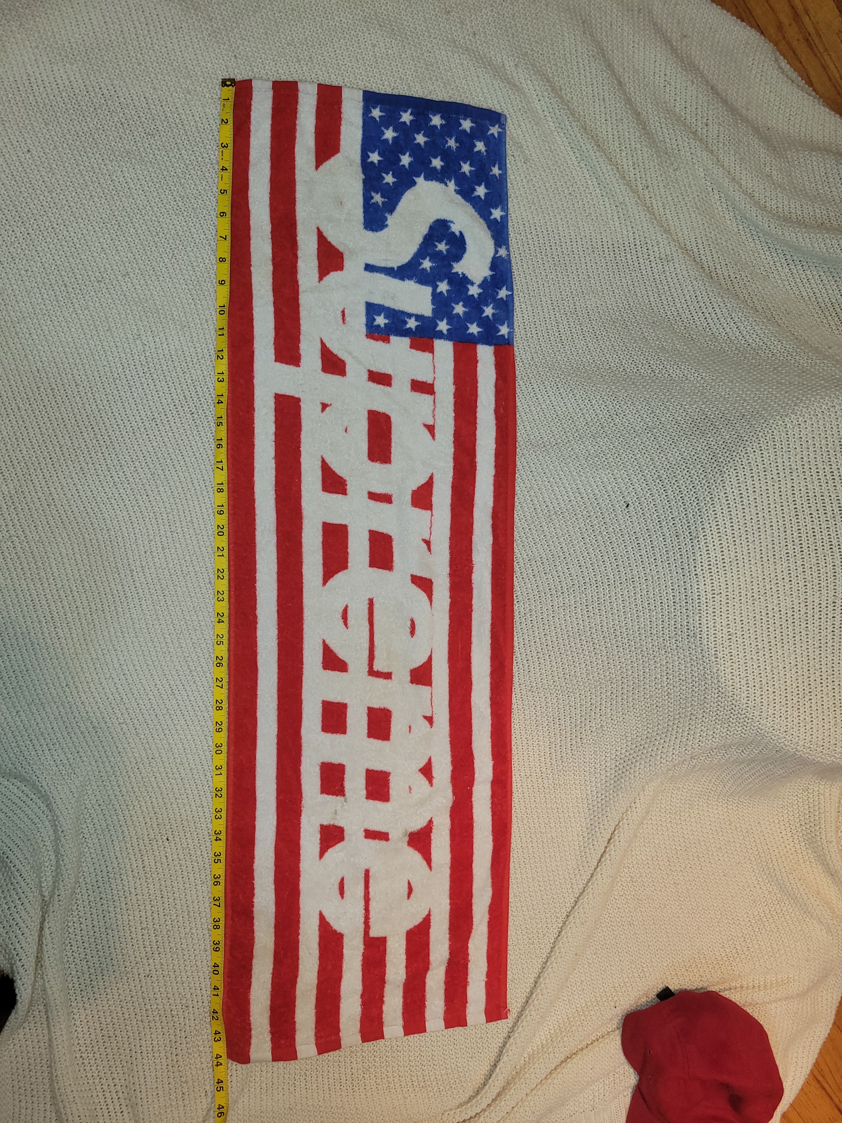 Supreme Supreme American Flag Beach Towel Size ONE SIZE - 1 Thumbnail