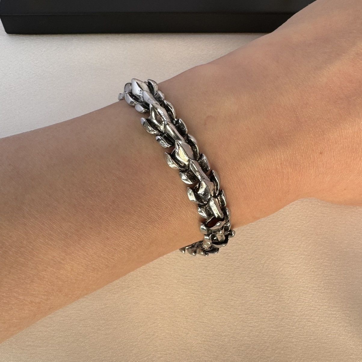 Other Dragon Bone Bracelet for Men Women,Punk Hip Hop Unisex Style Size ONE SIZE - 7 Thumbnail