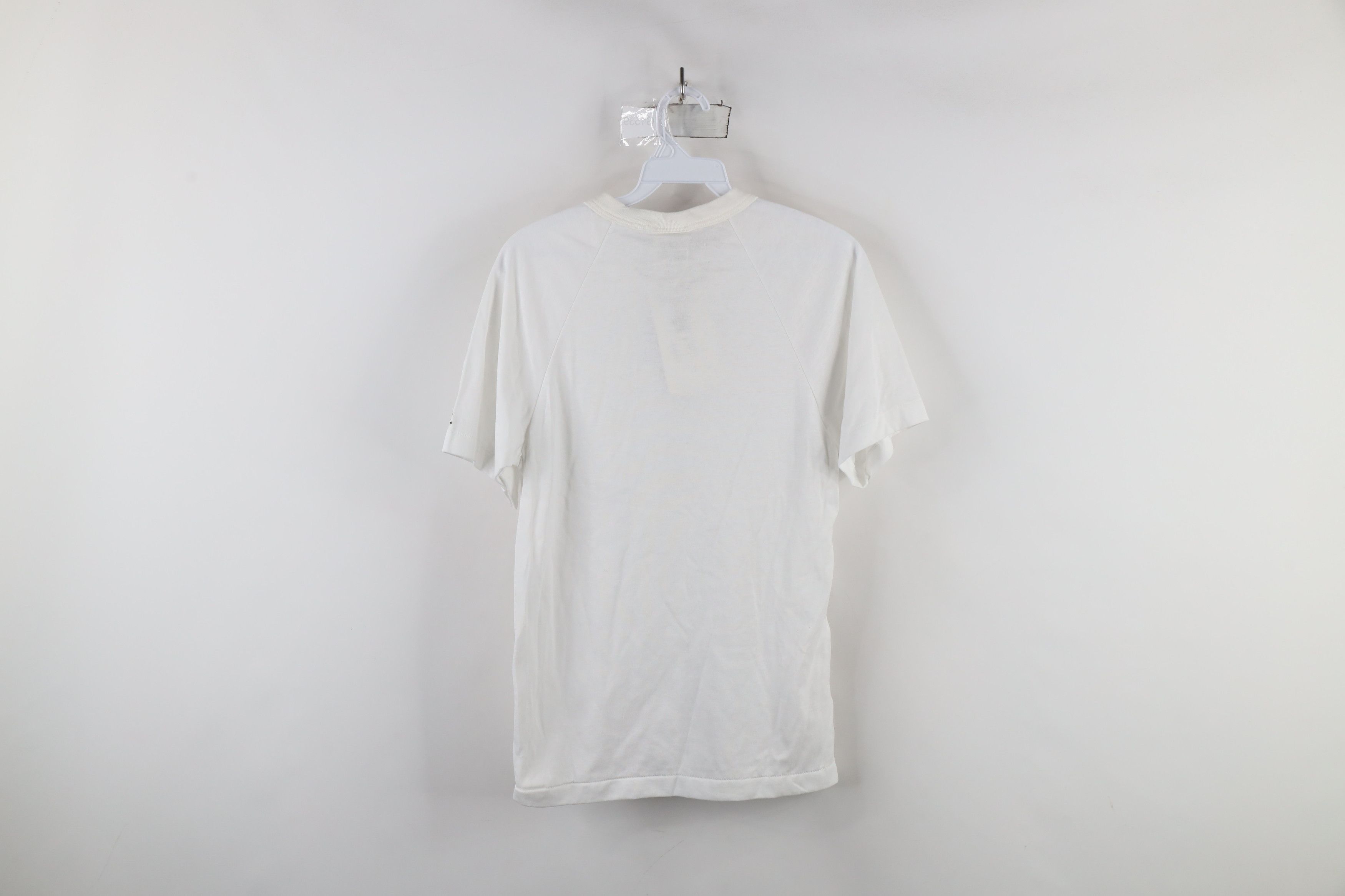 Vintage Deadstock Vintage 90s Streetwear Henley T-Shirt White USA Size US S / EU 44-46 / 1 - 11 Thumbnail