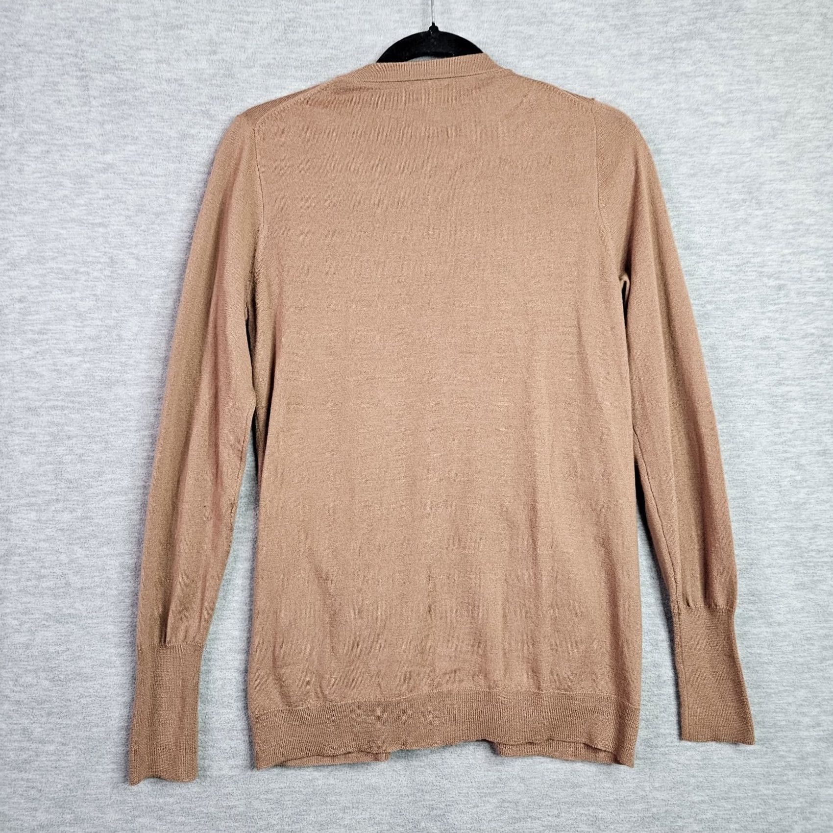J.Crew J.CREW Cardigan Women's Brown Button Up Knit Merino Wool Size M V-Neck Long Sleeve Size M / US 6-8 / IT 42-44 - 2 Thumbnail