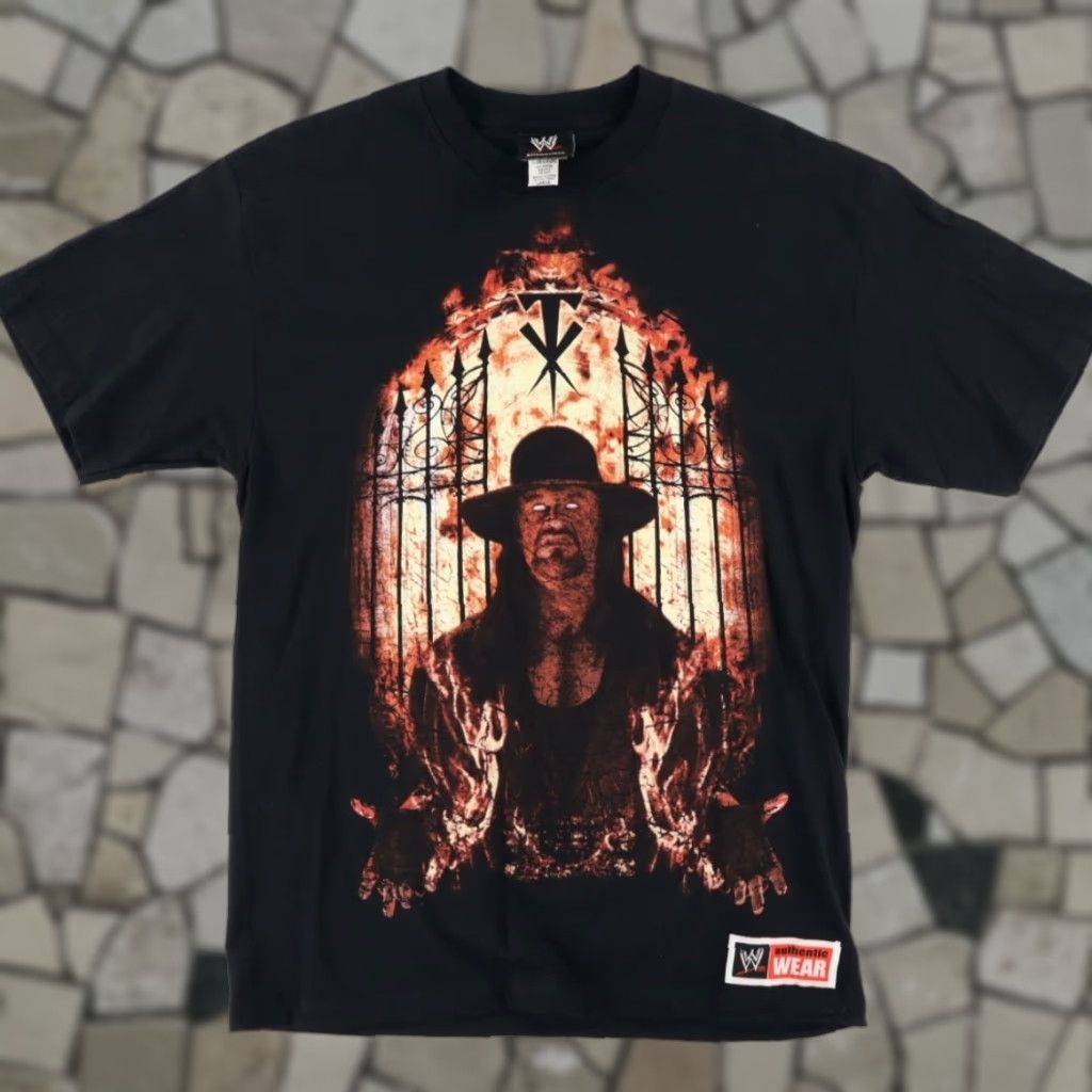 Vintage VTG WWE Undertaker Hell's Gate T-Shirt Black Mens L Shirt Size US L / EU 52-54 / 3 - 1 Thumbnail