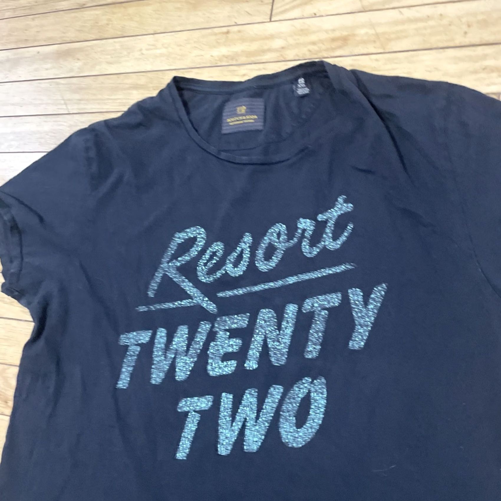 Scotch & Soda Scotch & Soda Resort Twenty Two Shirt Unisex Adults 2XL Black Blue Beach Comfort Crew Neck Sleeveless Jersey T-Shirt Size US XXL / EU 58 / 5 - 5 Thumbnail