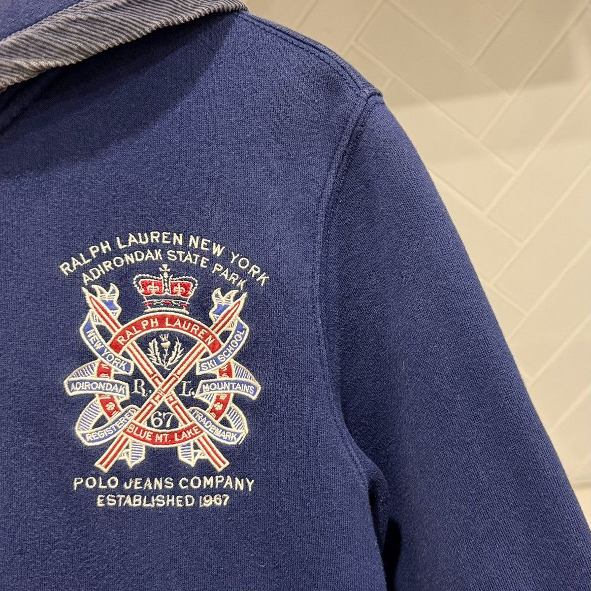 Polo Ralph Lauren Vintage OG Polo Jeans Ralph Lauren Full Zip Hoodie Jacket Size US M / EU 48-50 / 2 - 5 Thumbnail