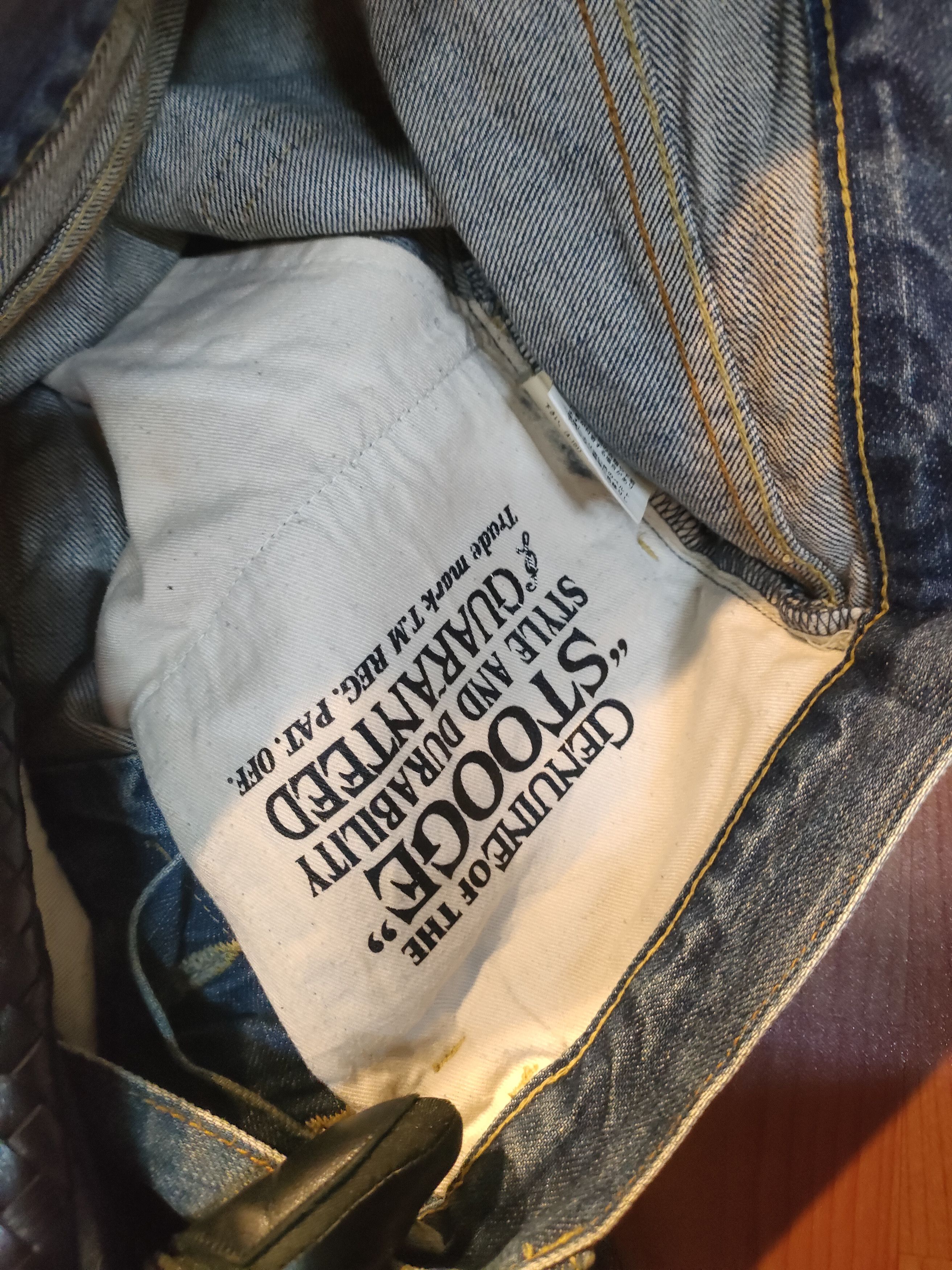Japanese Brand Genuine Of The Stooge Distressed Jeans Size US 32 / EU 48 - 5 Thumbnail