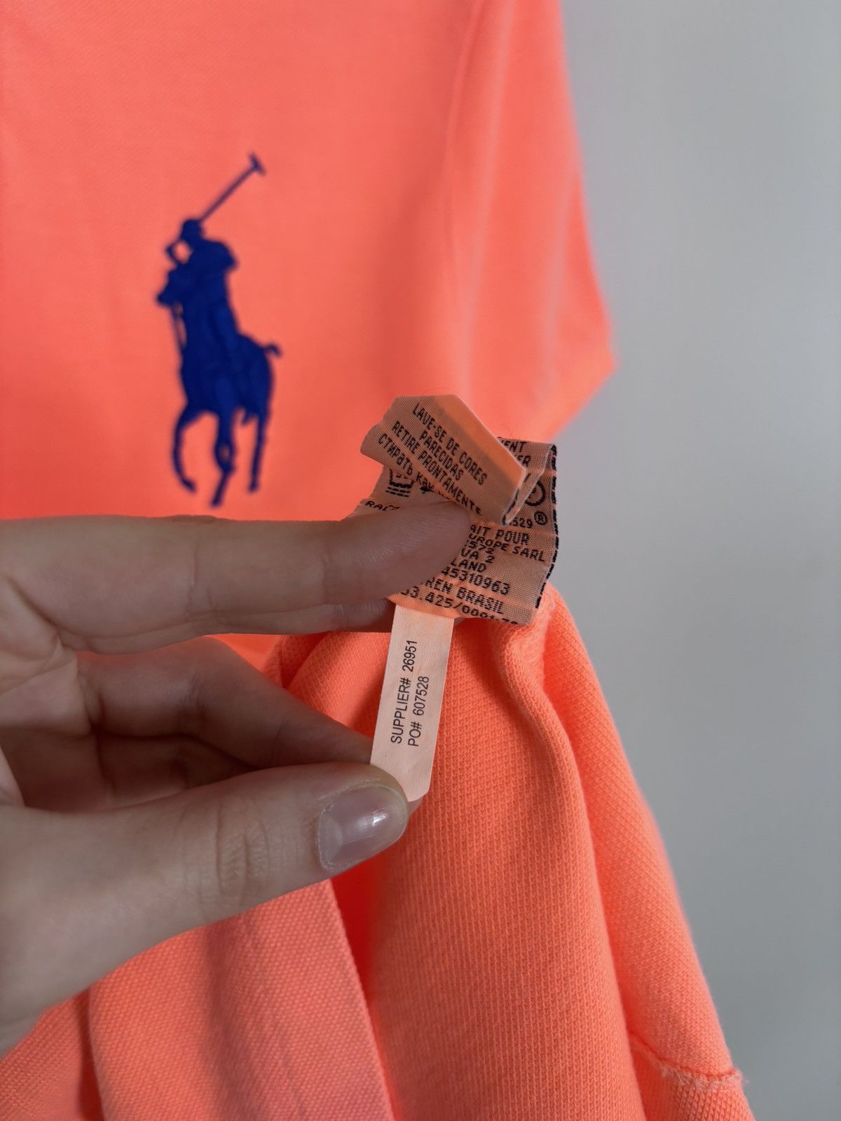 Polo Ralph Lauren Polo Ralph Lauren Vintage Men’s Orange 3 Big Pony Polo Shirt Size US S / EU 44-46 / 1 - 14 Thumbnail