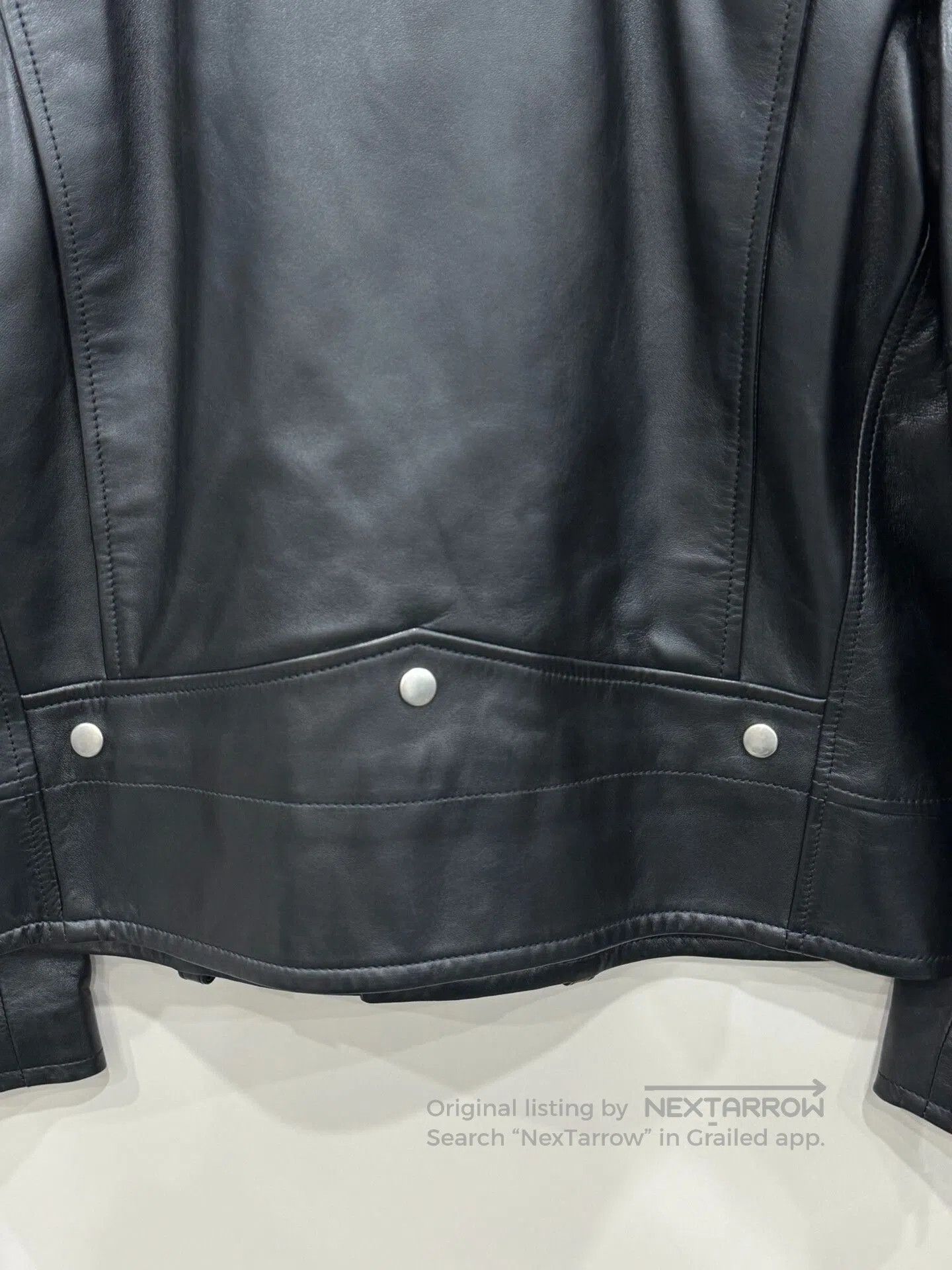 Yves Saint Laurent saint laurent black leather motorcycle jacket. Size US L / EU 52-54 / 3 - 6 Thumbnail