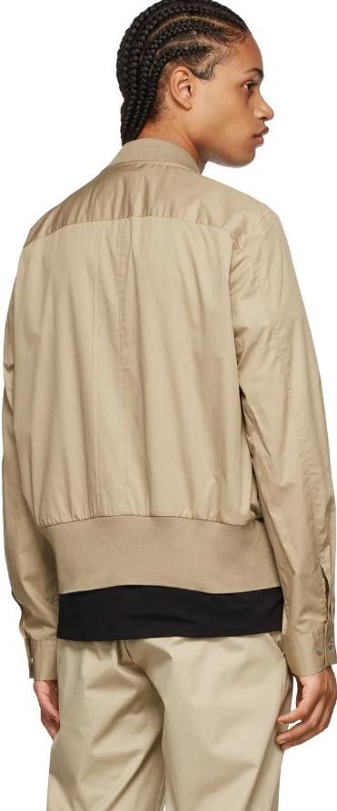 Neil Barrett NEIL BARRETT 베이지 코튼 보머 재킷 Size US S / EU 44-46 / 1 - 6 Thumbnail