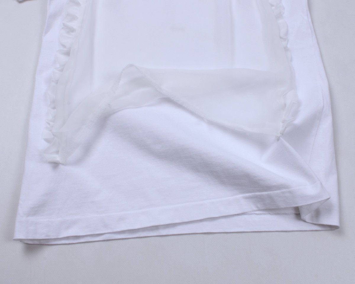 Comme des Garcons × Comme des Garcons Girl × Japanese Brand CDG Comme des Garcons Girl Ruffle T-Shirt Japan Size M / US 6-8 / IT 42-44 - 16 Thumbnail