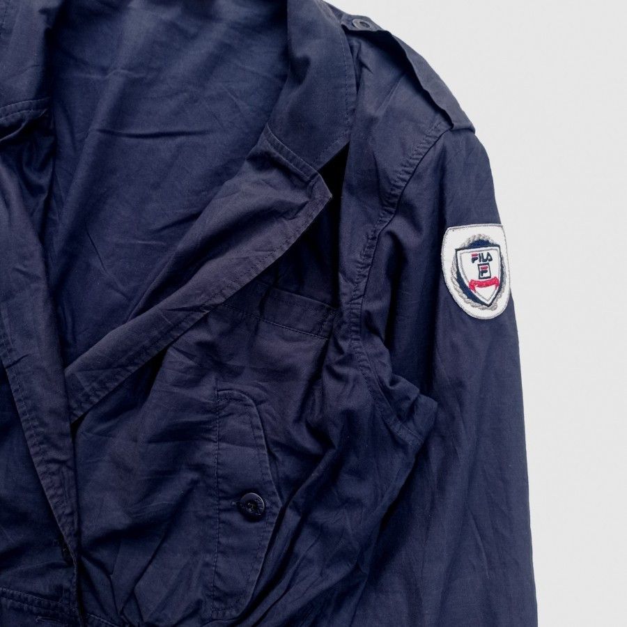 Fila 80s Fila cotton biker jacket made in italy rare Size S / US 4 / IT 40 - 2 Thumbnail
