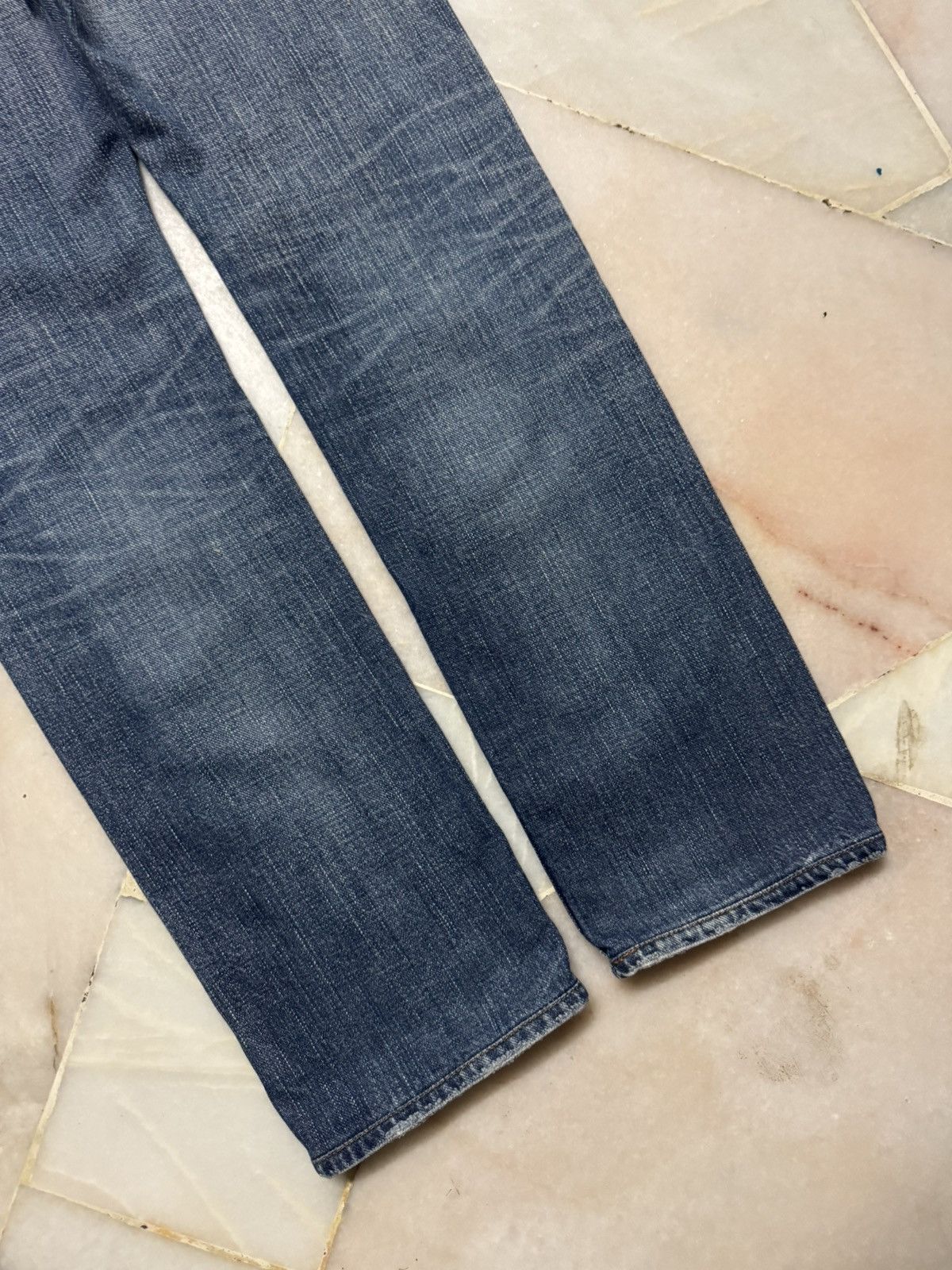 Vintage 💥SELVEDGE 90s💥JOHNBULL GRUNGE STONEWASH DISTRESS DENIM SLIM Size US 28 / EU 44 - 19 Thumbnail