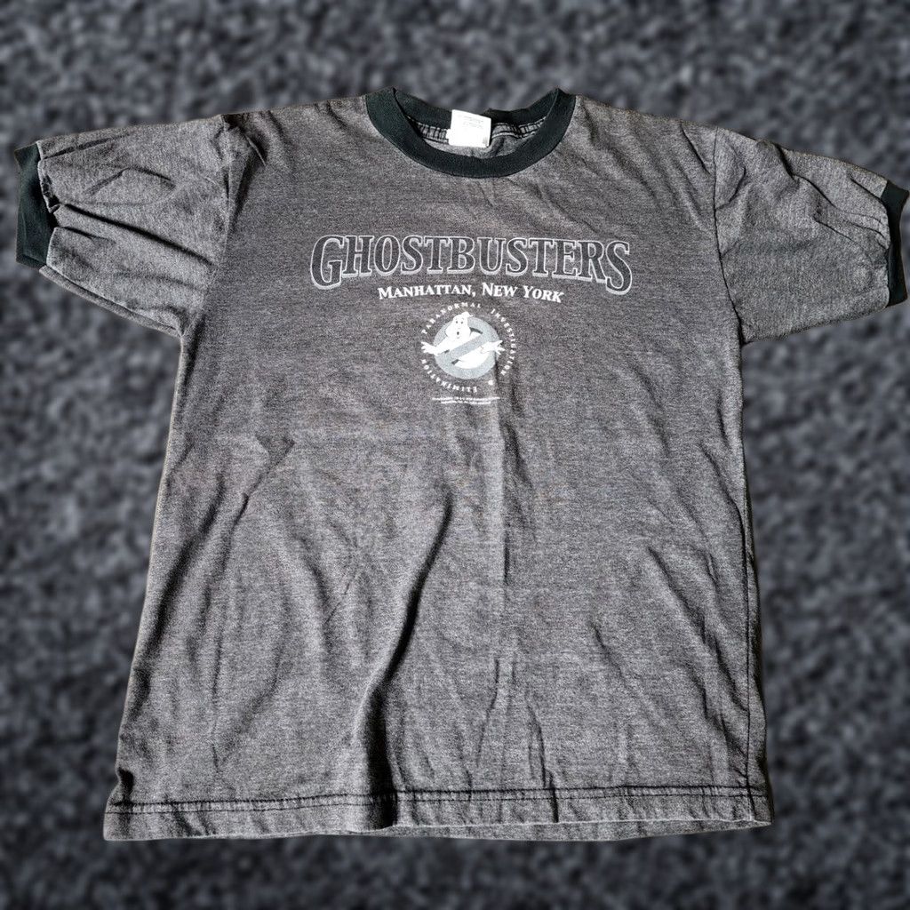 Vintage Vintage Thunder Creek Ghostbusters T Shirt Mens M Distressed Gray Cotton Crew Neck Short Sleeve Graphic Print 2000s Retro Bohemian Geek Hipster Nerd Size US M / EU 48-50 / 2 - 1 Thumbnail