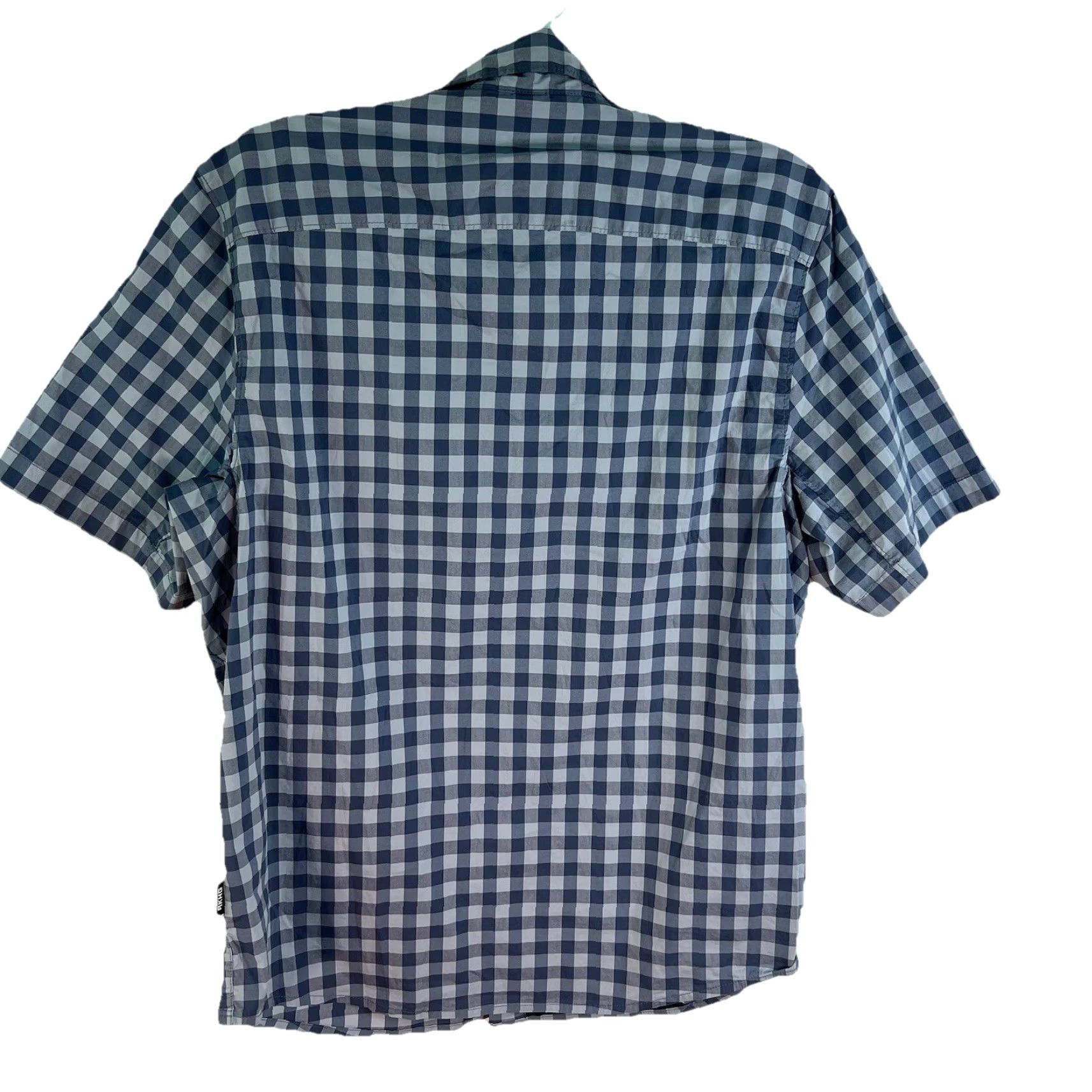 Vintage DULUTH Trading Alaskan Hard Gear Check Shirt Men’s M Blue Short Sleeve Button-Up Casual 40 in Chest Regular Fit 3-Pocket Outdoor 90s-Theme Size US M / EU 48-50 / 2 - 2 Thumbnail