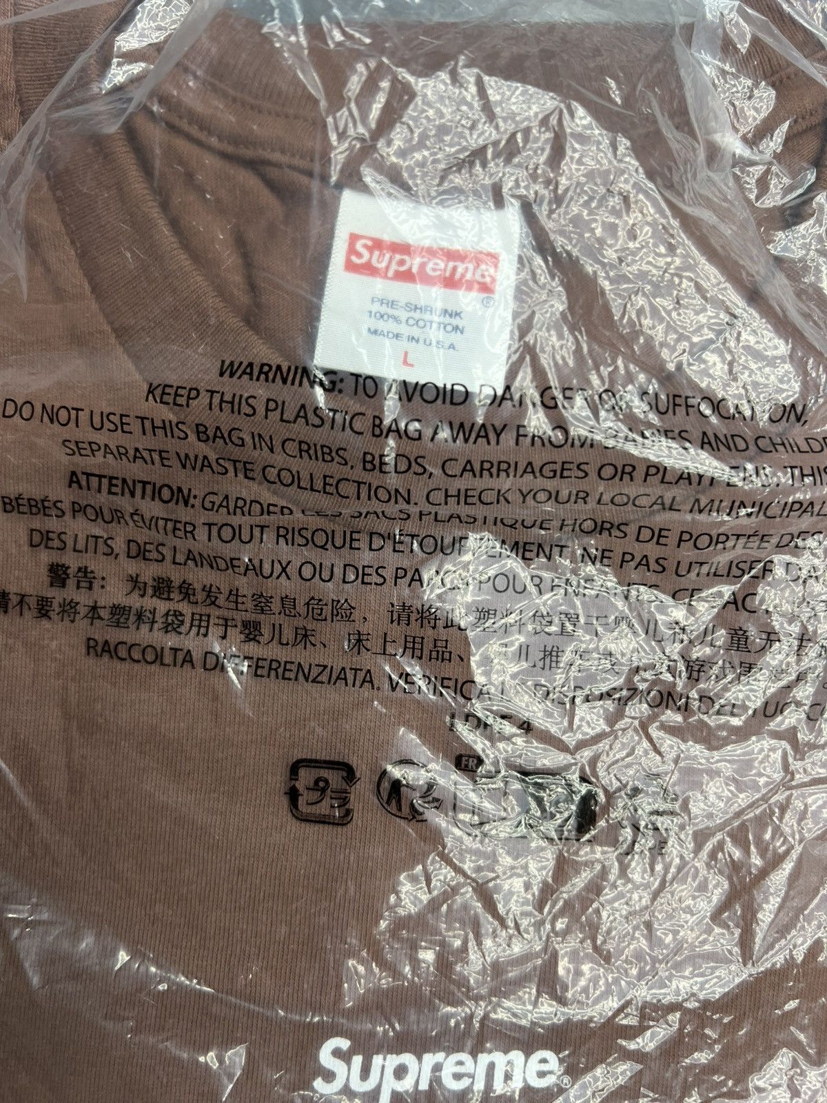 Supreme Supreme Standard T-Shirt Size US L / EU 52-54 / 3 - 4 Thumbnail