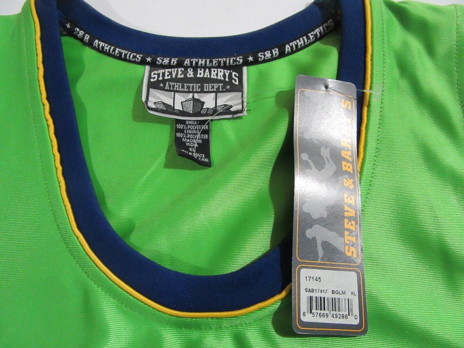 Steve And Barrys Steve & Barry's Mens Brasil Basketball Jersey Tank Top XL Size US XL / EU 56 / 4 - 4 Thumbnail