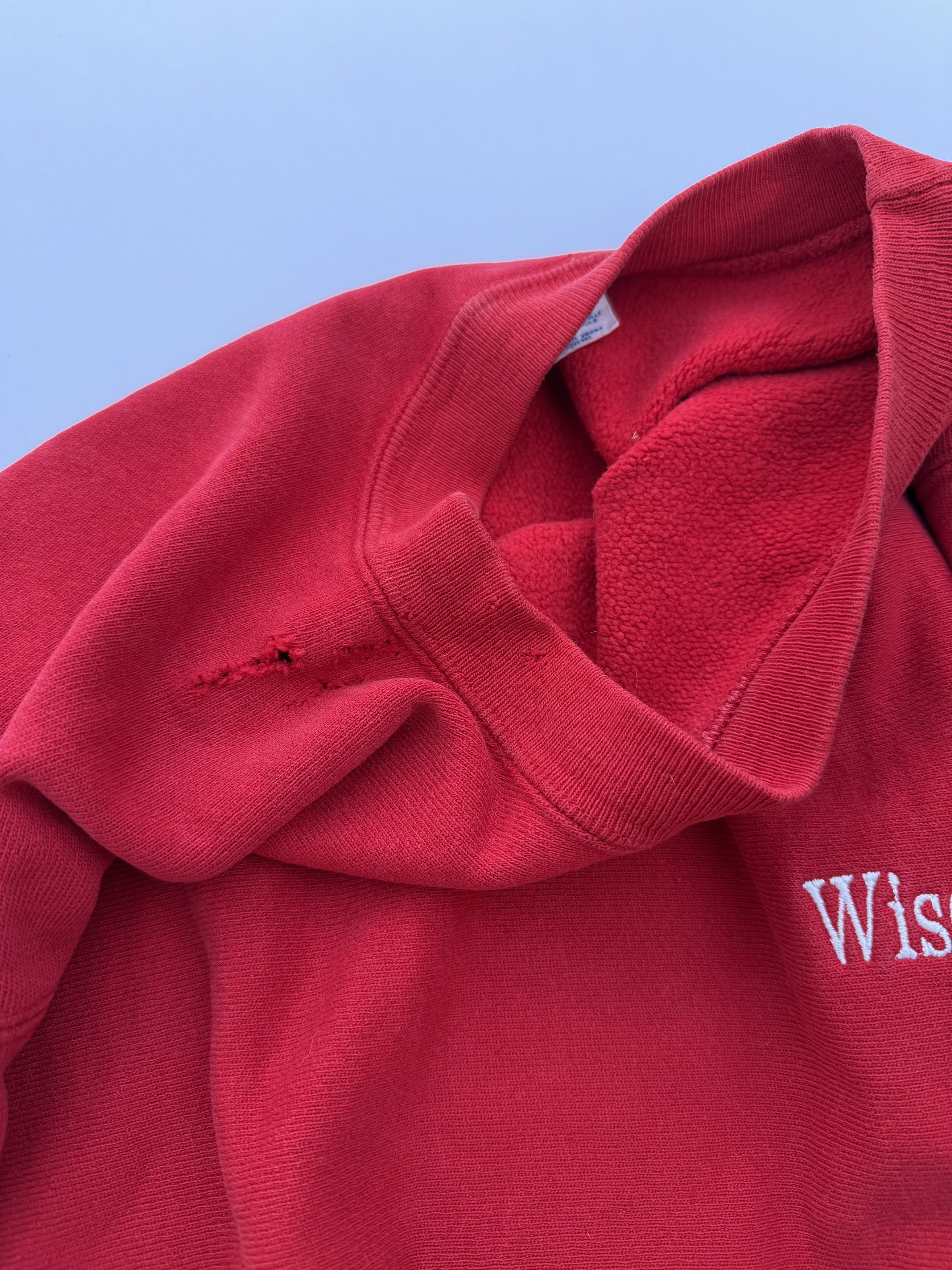 Vintage Vintage Wisconsin Champion Reverse Weave Sweatshirt Size US L / EU 52-54 / 3 - 5 Thumbnail