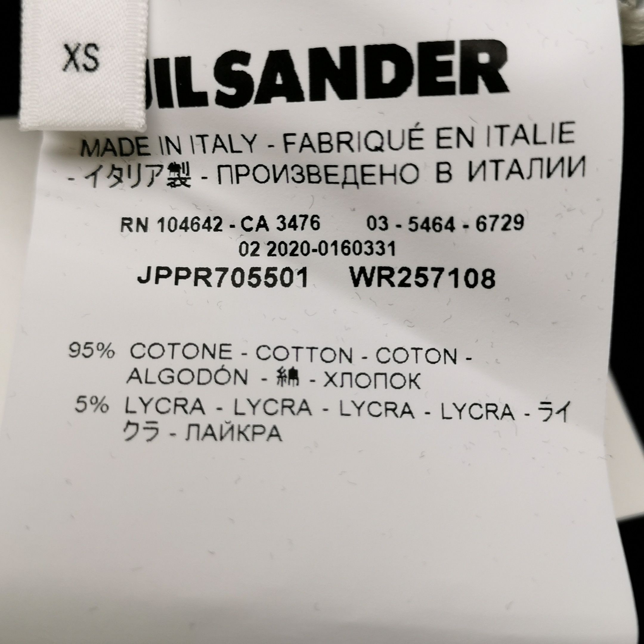Jil Sander JIL SANDER JIL SANDER Cotton Solid Color Letter Logo Embro Size XS / US 0-2 / IT 36-38 - 7 Thumbnail