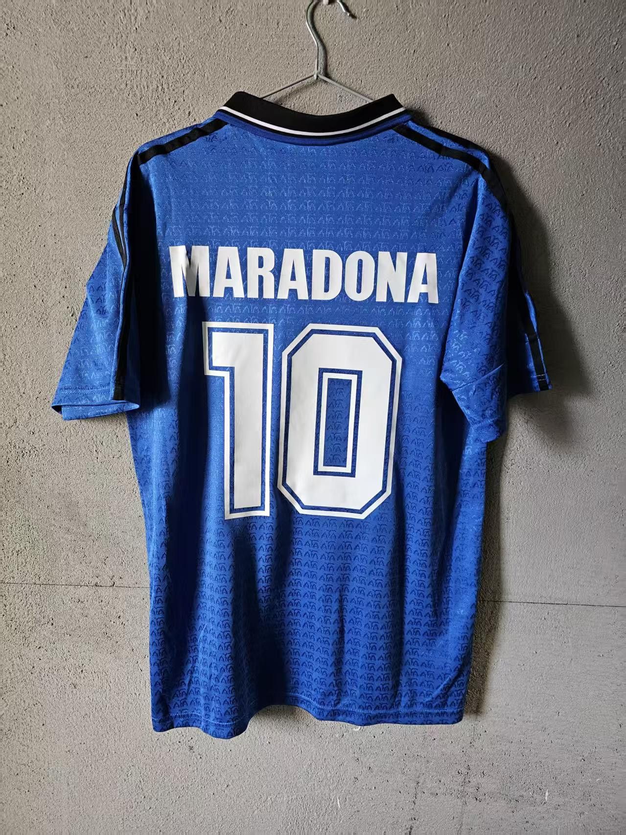 Other 1994 Argentina 10 Maradona Jersey Away Size US L / EU 52-54 / 3 - 2 Thumbnail