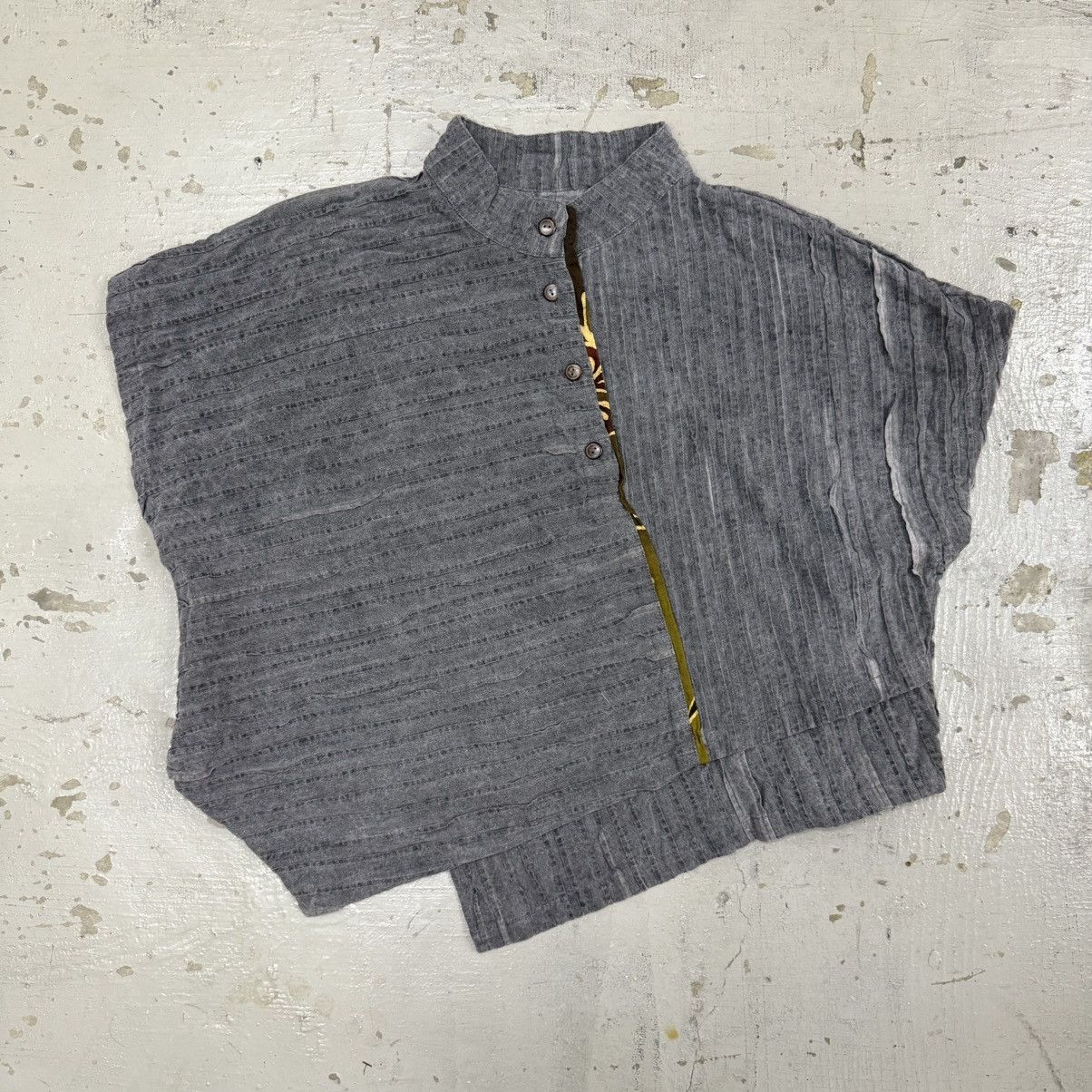 Beauty Beast Japanese Brand Yohji Style Asymmetrical Top Size US L / EU 52-54 / 3 - 1 Thumbnail