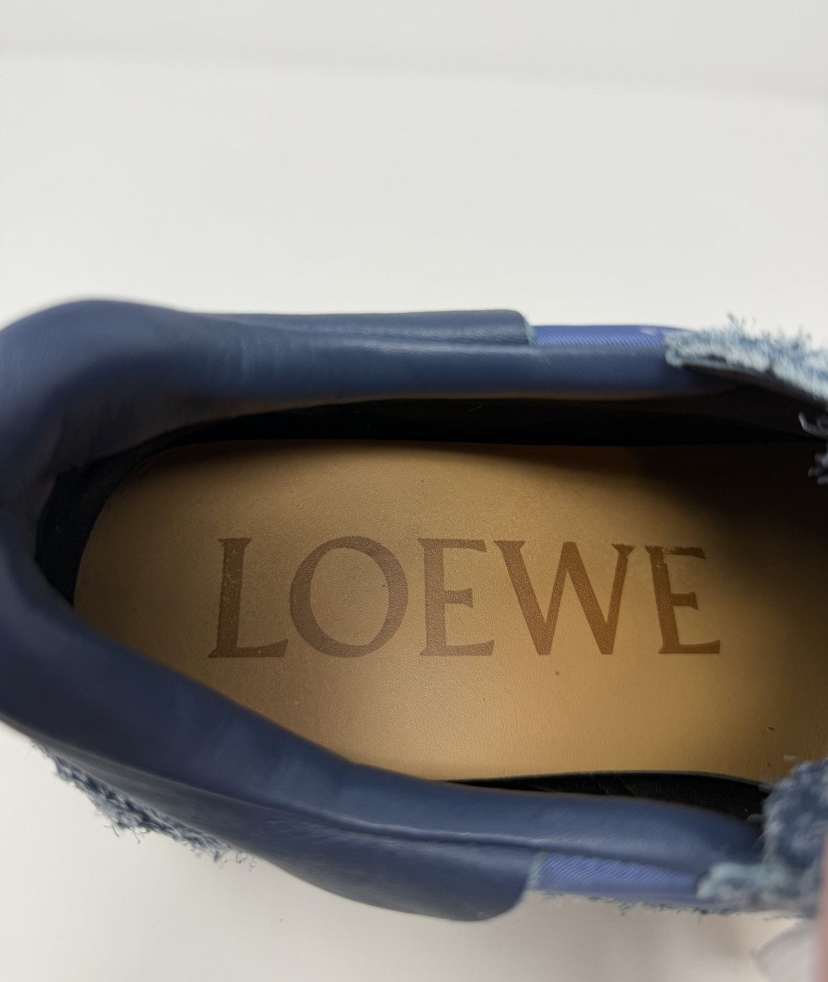 Loewe Loewe Flow Runner Raw Denim Sneaker Size US 12 / EU 45 - 9 Thumbnail
