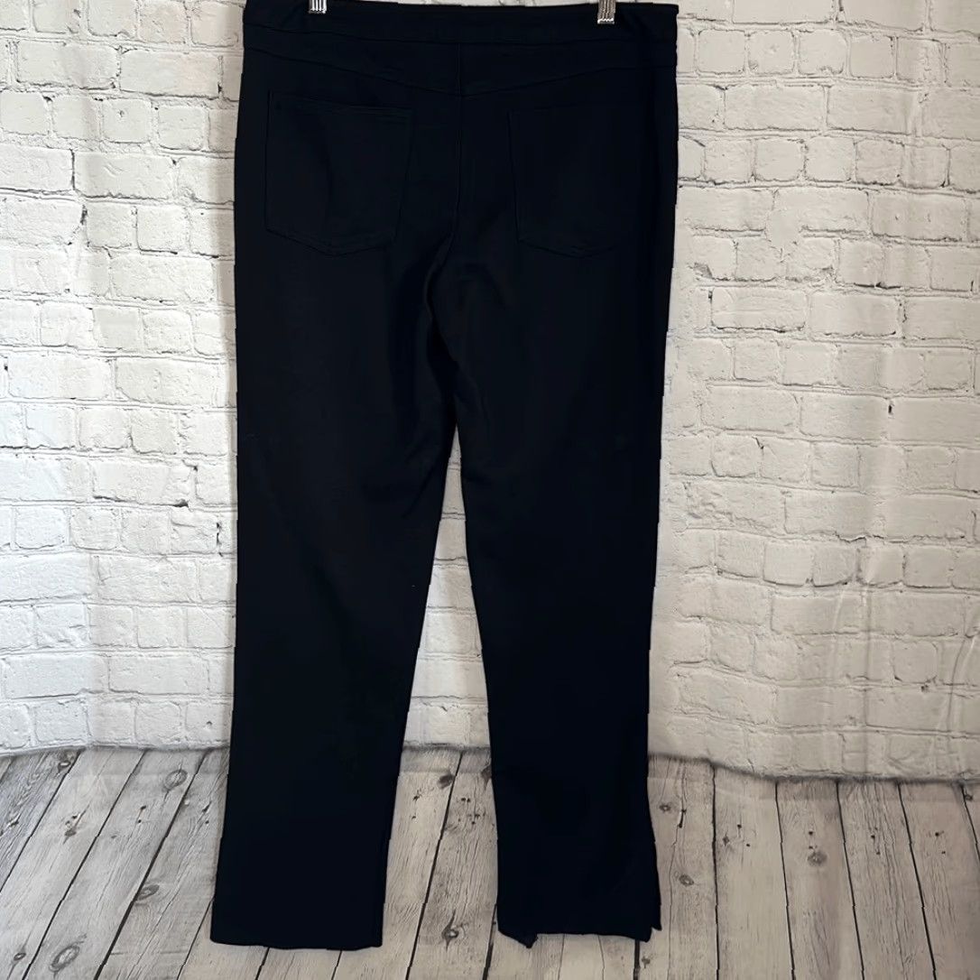 White House Black Market White House Black Marjet Women’s Dress Pants Black Stretchy Back Pockets 12 Size 34" / US 12 / IT 48 - 6 Thumbnail