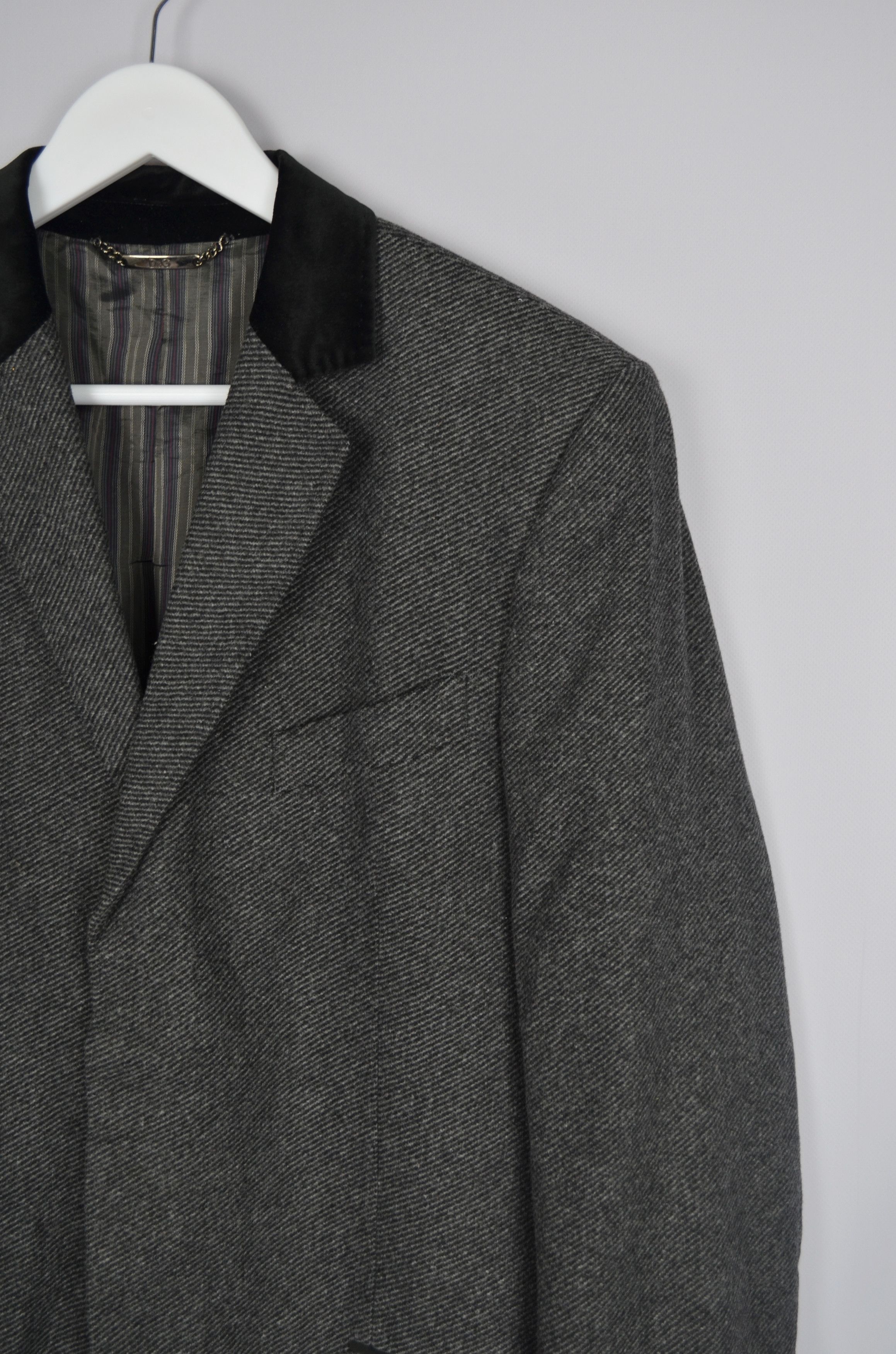 Dolce & Gabbana × Vintage D&G Dolce & Gabbana Grey 100% Wool Coat Car Pea Coat Size M Size US M / EU 48-50 / 2 - 3 Thumbnail