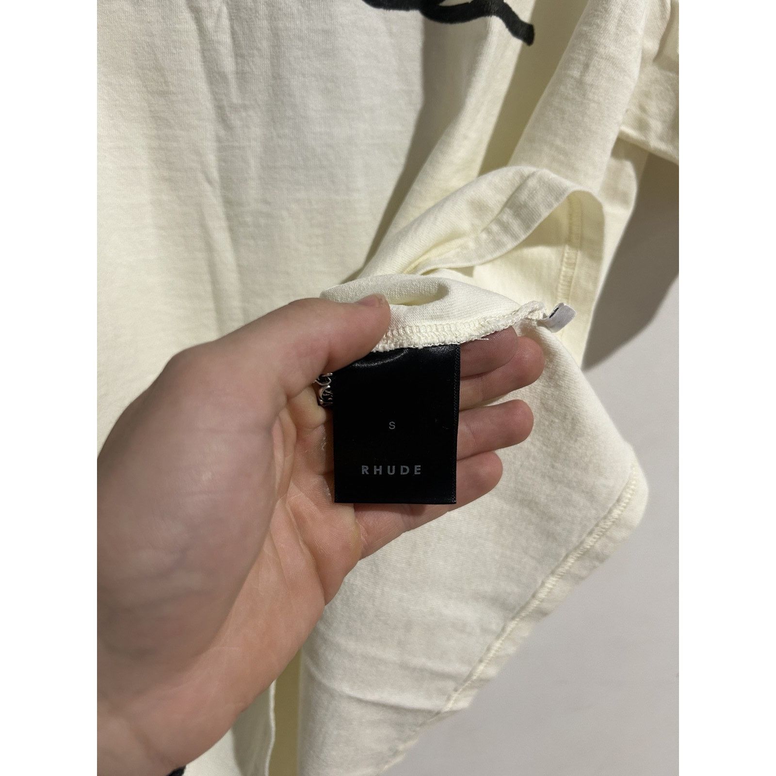Rhude RHUDE LOGO SCRIPT WHITE SIZE SMALL NEW Size US S / EU 44-46 / 1 - 4 Thumbnail
