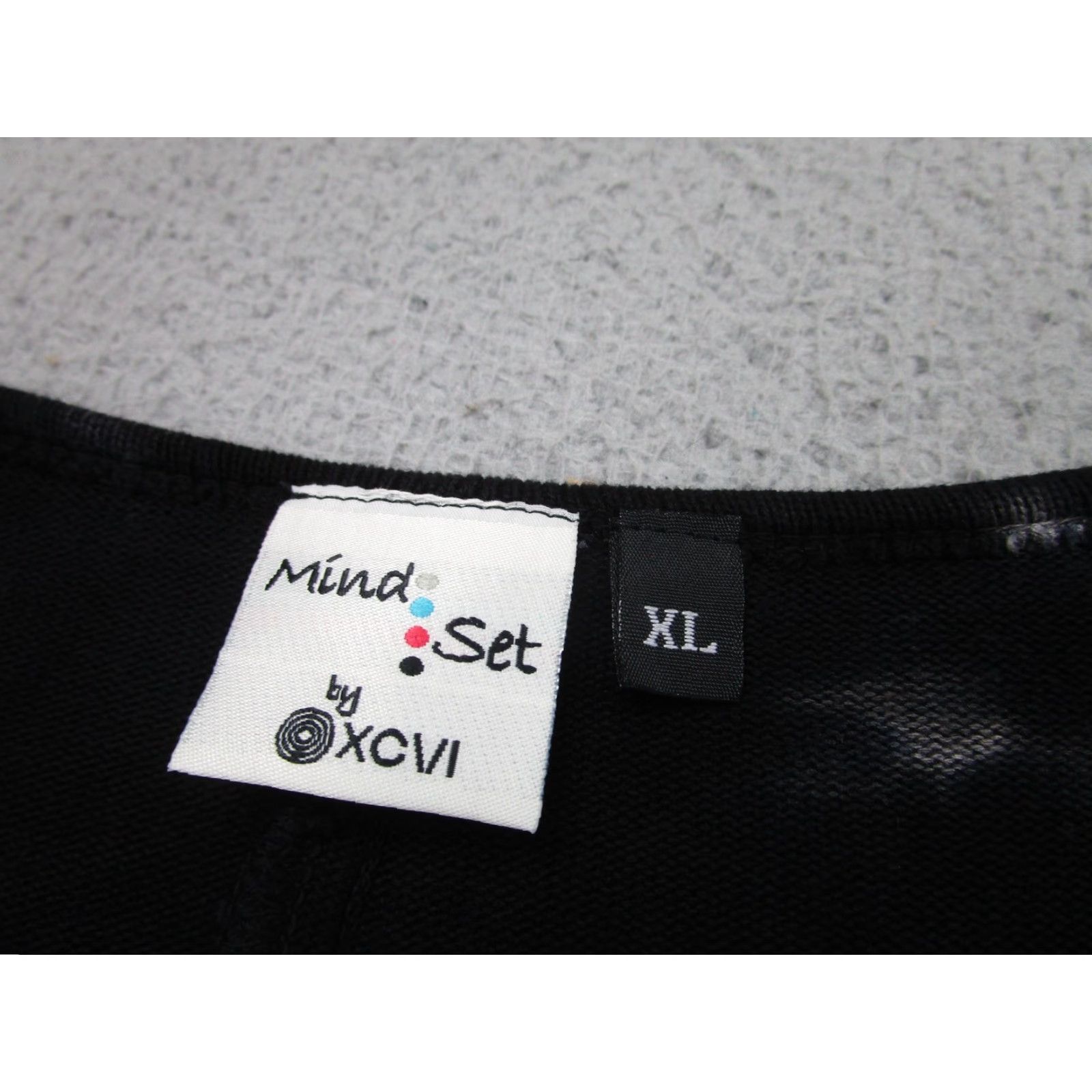 Vintage VINTAGE Mind Set XCVI Shirt Womens XL Black Long Sleeve Tunic Hi Low whimsigoth fairy Size XL / US 12-14 / IT 48-50 - 4 Thumbnail