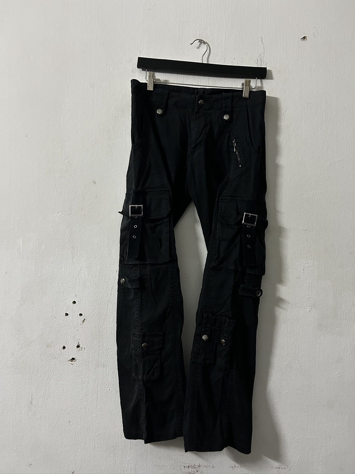 Japanese Brand Semantic Design bondage punk style multi pocket cargo pants Size US 30 / EU 46 - 3 Thumbnail