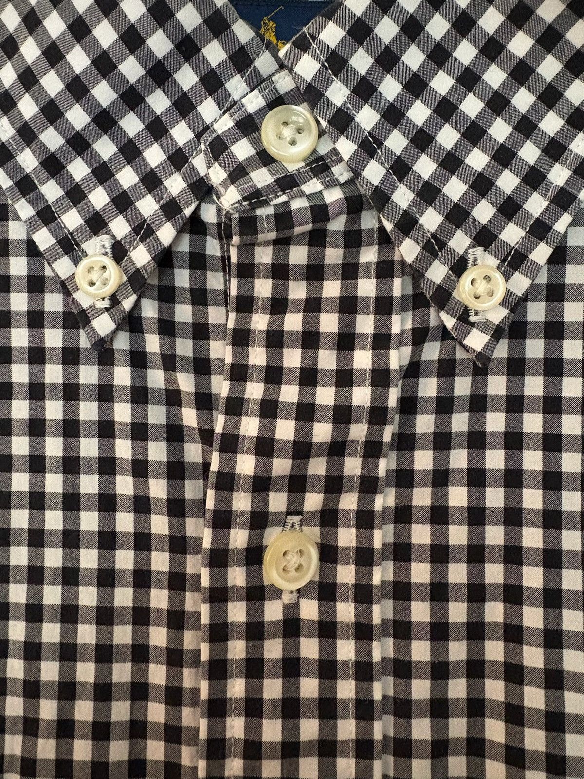 Polo Ralph Lauren Ralph Lauren Gingham Button-Down Black & White – Classic Fit Size US XL / EU 56 / 4 - 2 Thumbnail