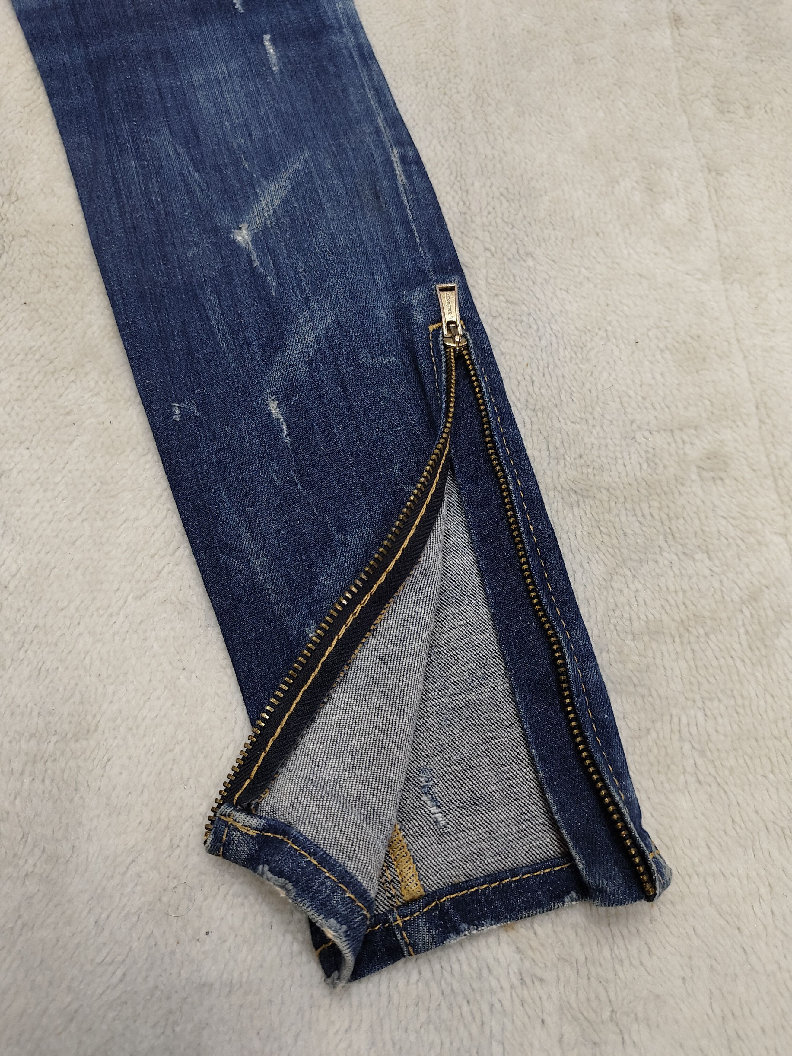 Dsquared2 💥Dsquared2 Distressed Super Skinny Jeans Size 27" / US 4 / IT 40 - 6 Thumbnail