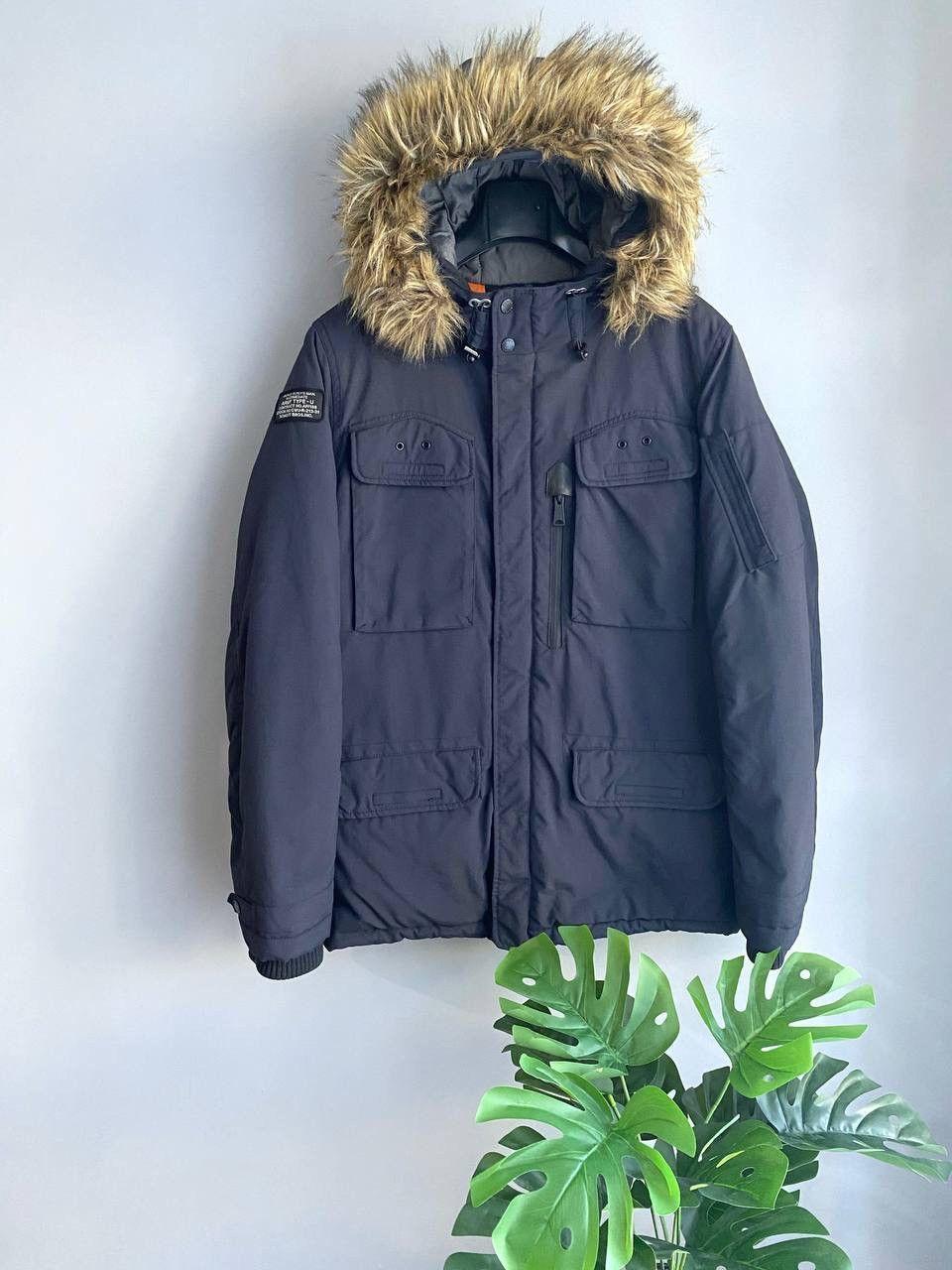 Schott Schott NYC Thunder Men's Winter Parka Jacket, Size M-L Size US M / EU 48-50 / 2 - 1 Thumbnail