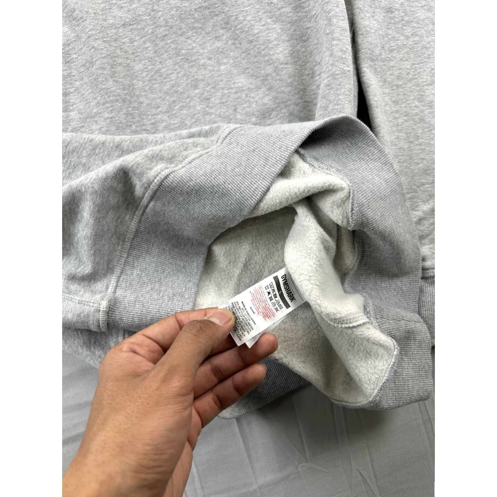 Gymshark Gymshark Sweatshirt Mens M Gray Fleece Crewneck Pullover Logo Graphic Print Gym Training Size US M / EU 48-50 / 2 - 4 Thumbnail