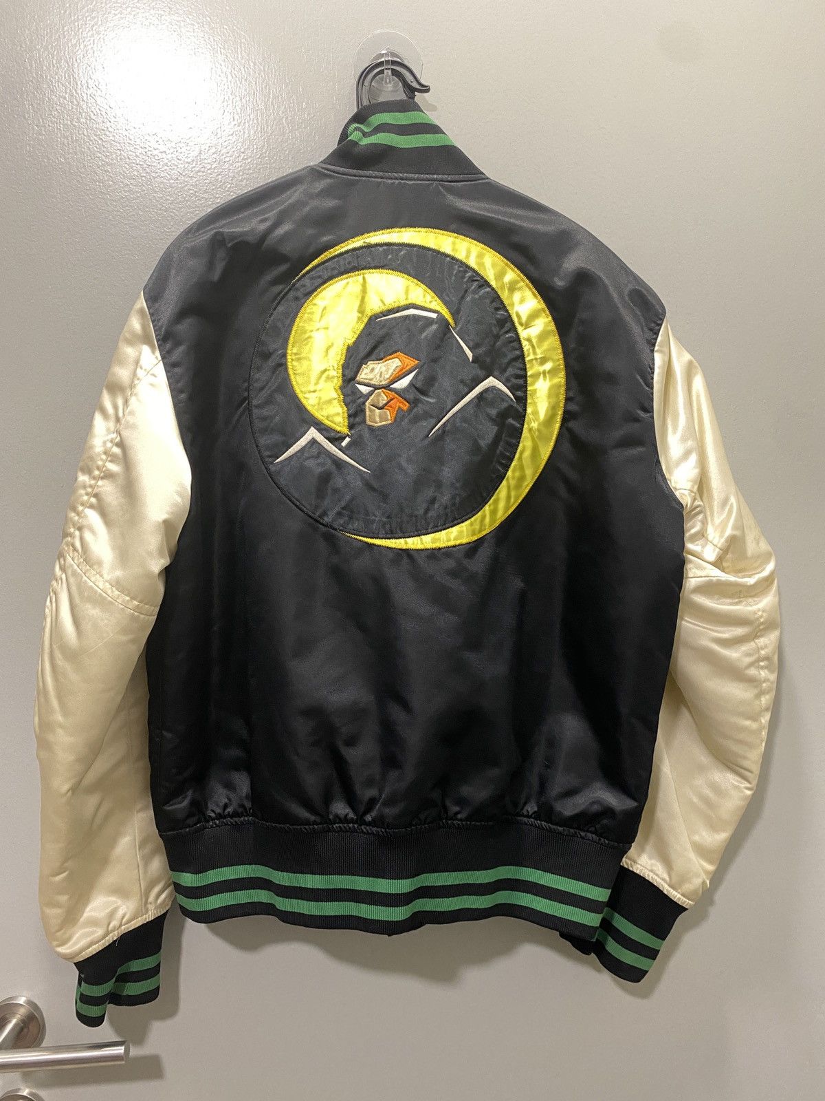 Bape Very Rare‼️ Vintage Bape Batman Varsity/Sukajan Jacket Size US M / EU 48-50 / 2 - 1 Thumbnail