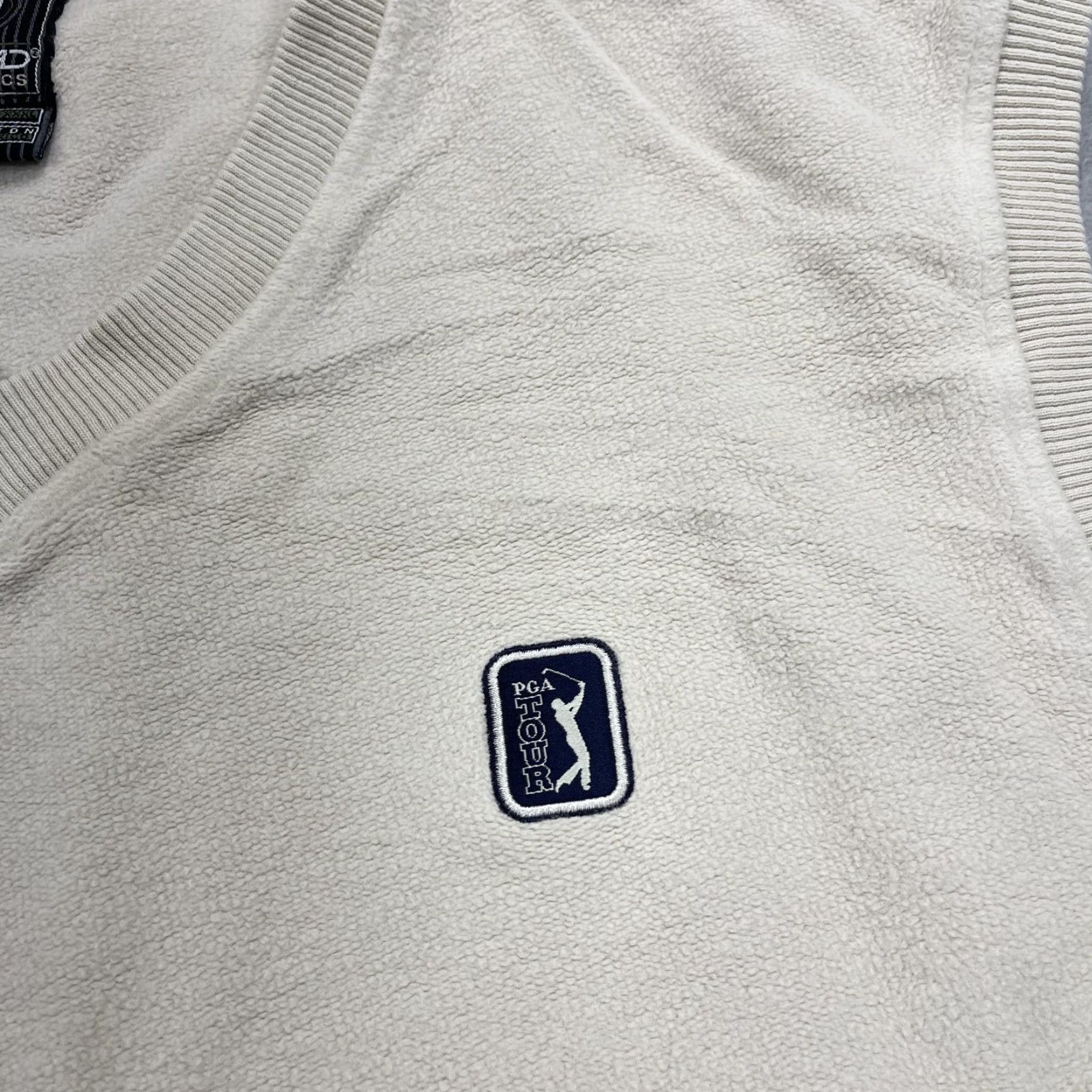Vintage VINTAGE Ahead Golf Vest Mens 2XL Beige Cotton PGA Tour Sleeveless Logo 90s Size US XXL / EU 58 / 5 - 3 Thumbnail