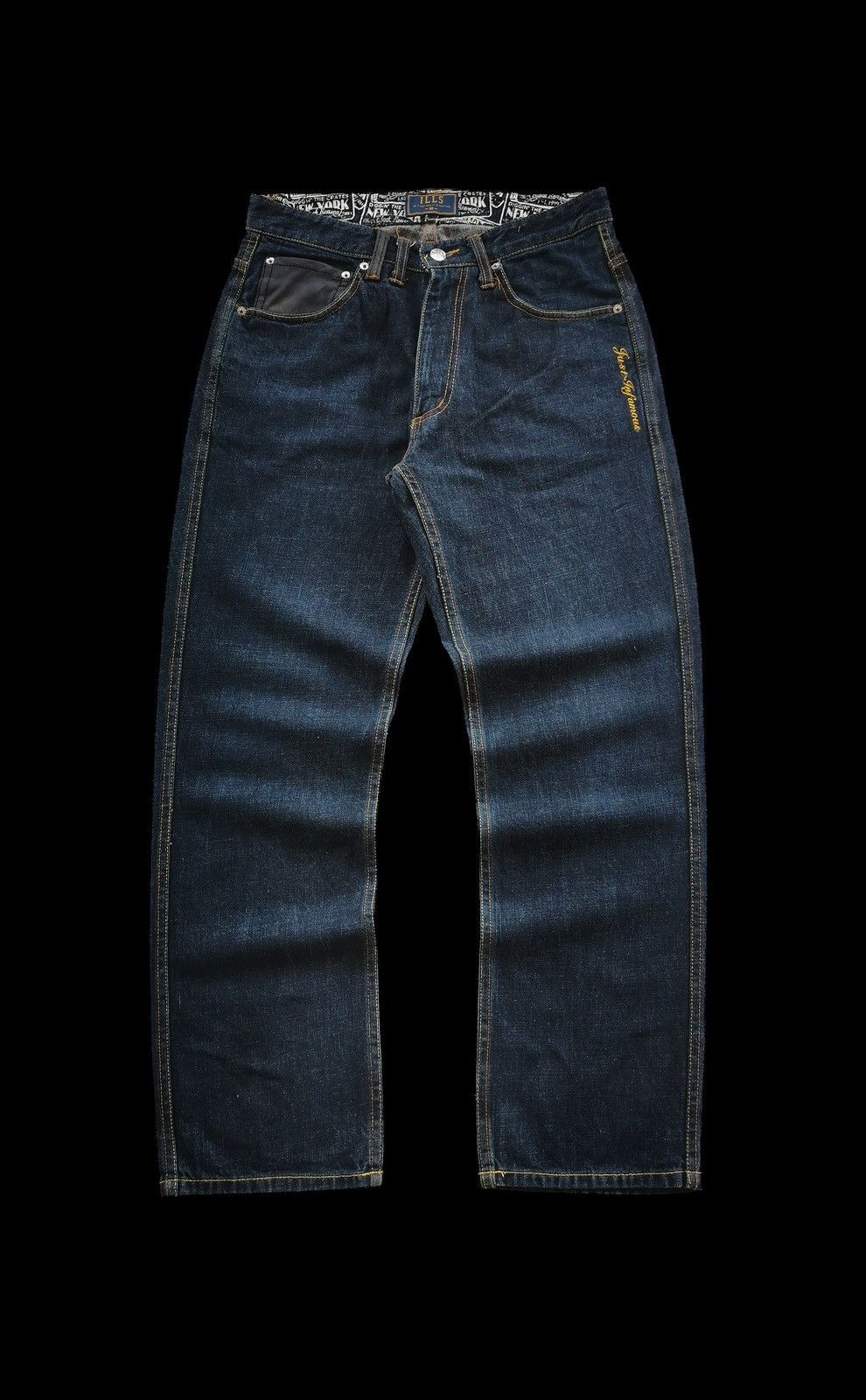 Tribal Streetwear Streetwear Ills Denim Washed Blue Grails Size US 31 - 3 Thumbnail