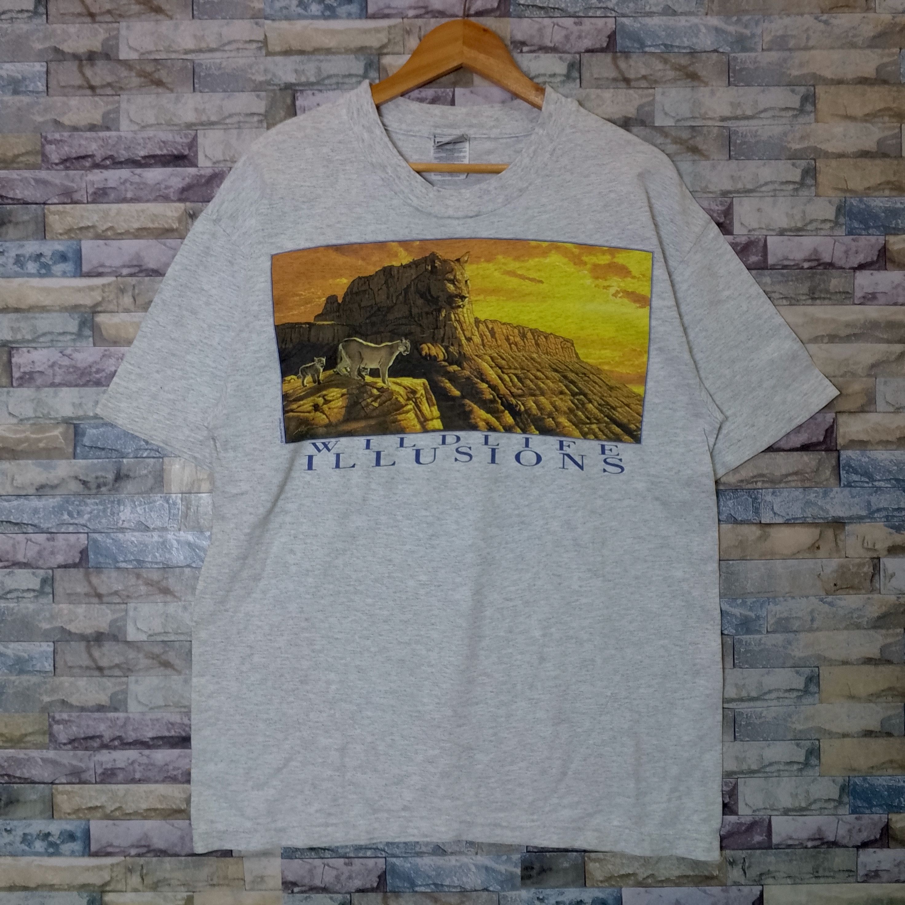 Vintage Vintage 90s Wildlife Illusions by Rusty Rust Size US L / EU 52-54 / 3 - 1 Thumbnail