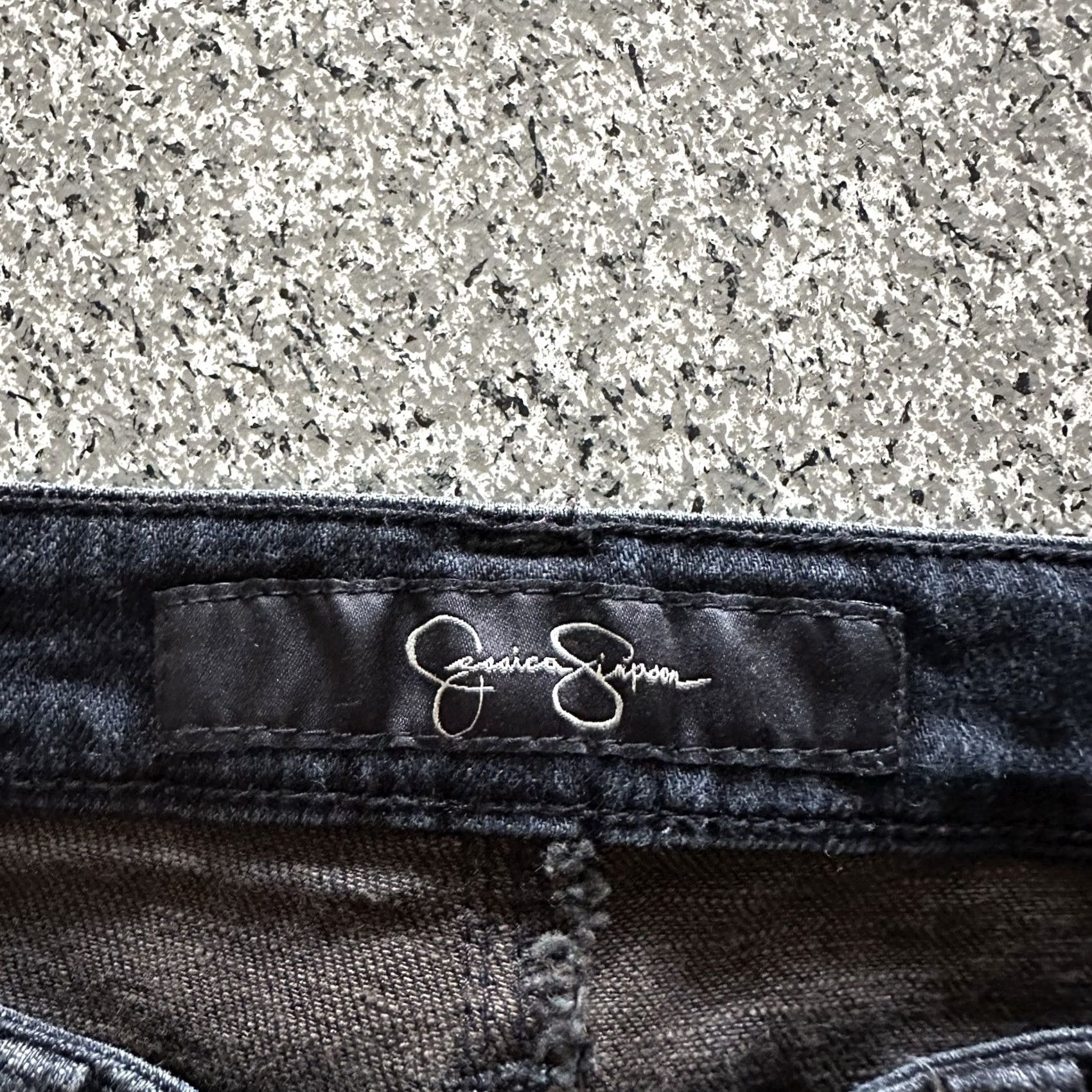 Jessica Simpson Jessica Simpson Jeans Womens 29x29 Kiss Me Low Rise Skinny Black 5-Pocket Denim Jeans Mens Womens Girls not applicable Size 29" - 4 Thumbnail