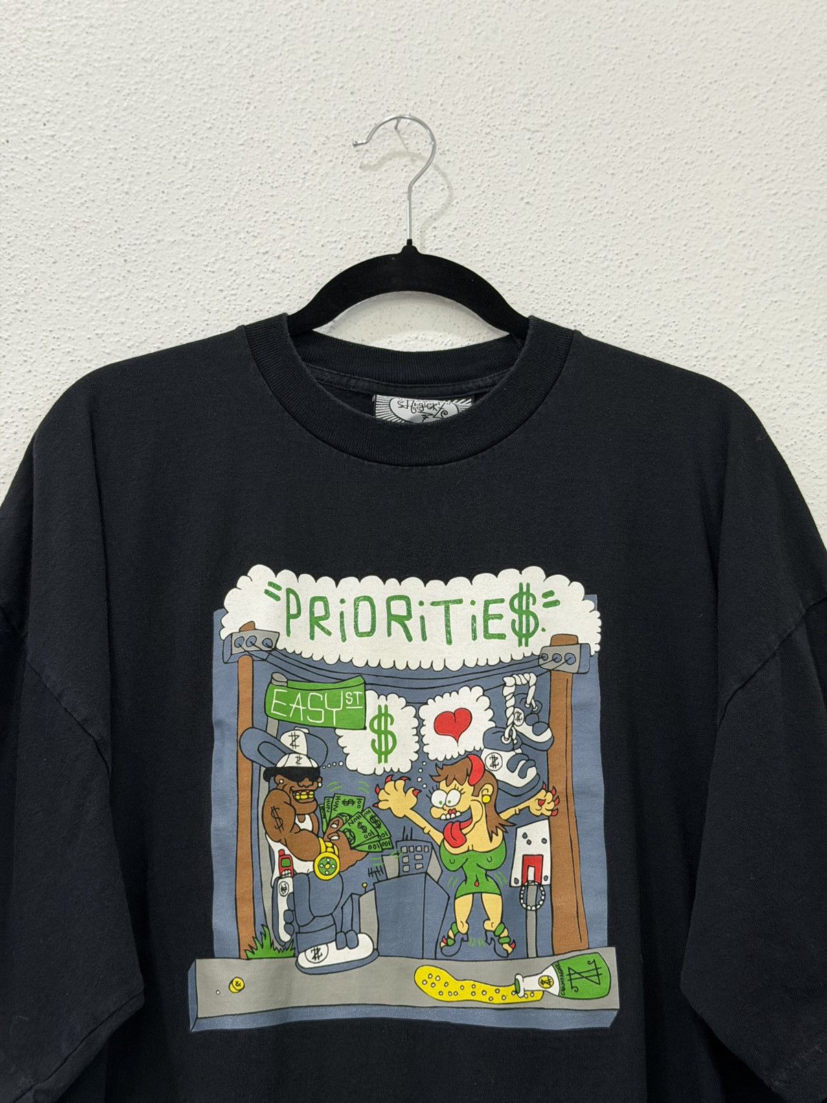 Vintage Vintage Algierz Rare “Prioritie$” Hip Hop Streetwear XXL Size US XXL / EU 58 / 5 - 2 Thumbnail