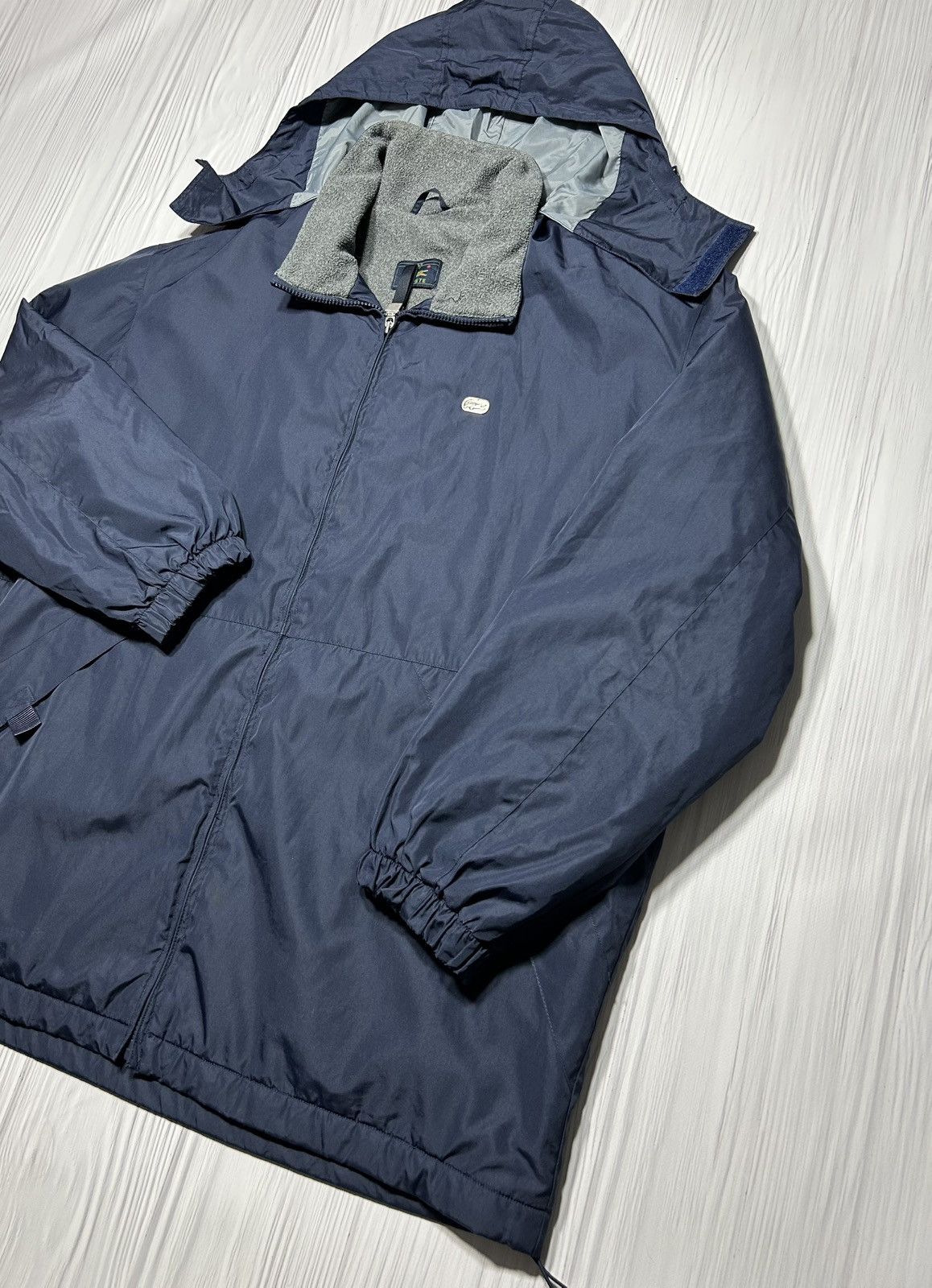 Lacoste Vintage Lacoste Nylon/Fleece Jacket Size 54(L-XL) Size US L / EU 52-54 / 3 - 2 Thumbnail