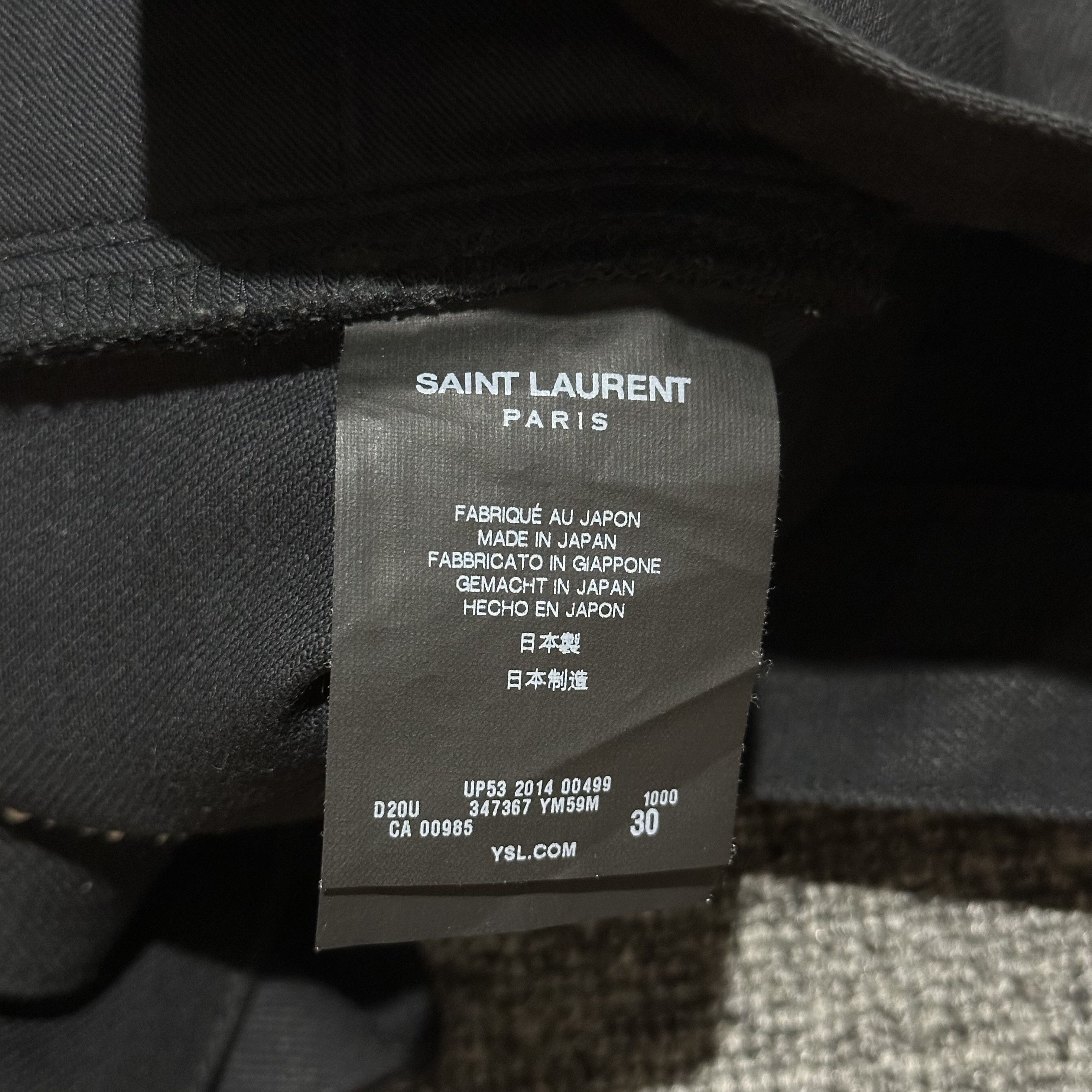 Saint Laurent Paris Saint Laurent Jeans Size US 30 / EU 46 - 8 Thumbnail